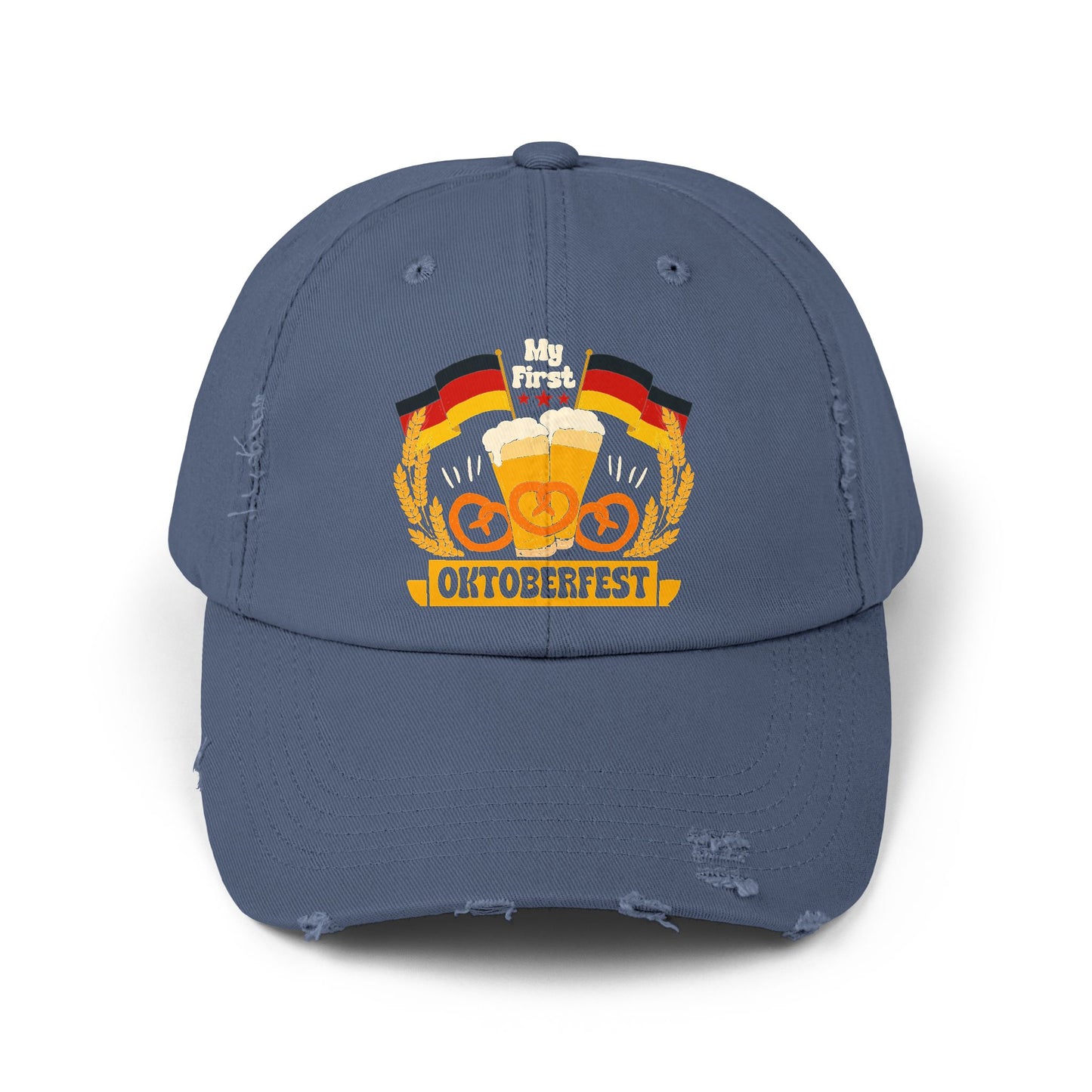 My First Oktoberfest 2024 Beer Pretzels Flags Cap