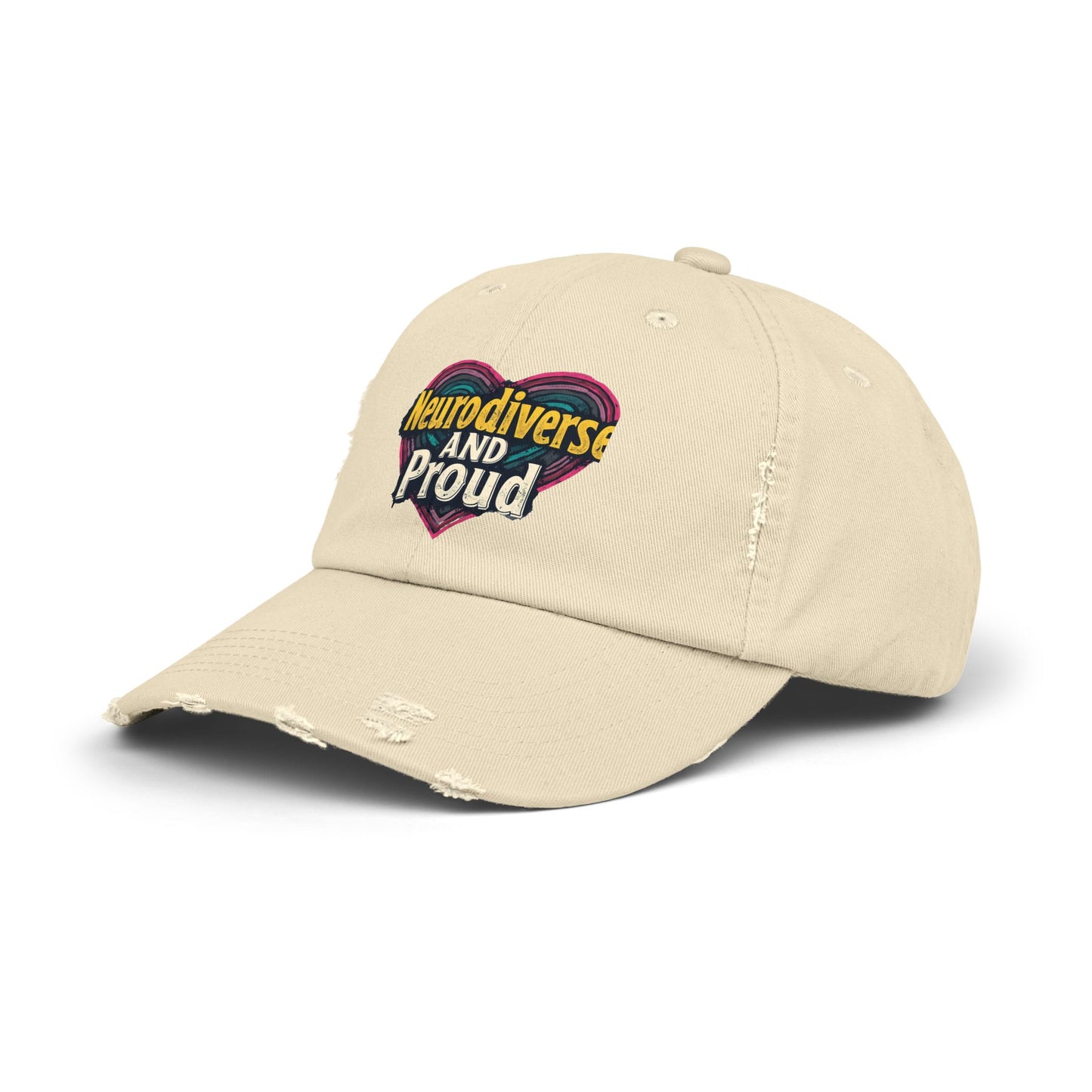 Neurodiverse and Proud Heart Celebration Cap