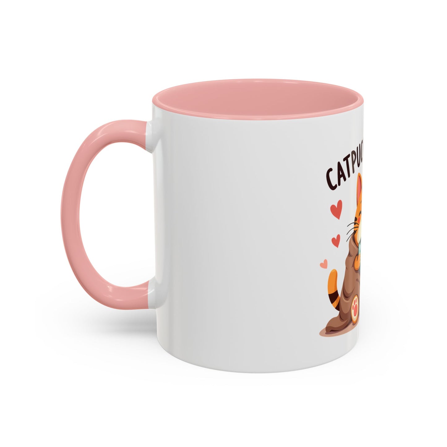 Catpuccino Time (Cat & Capuccino Fans) Coffee Accent Mug