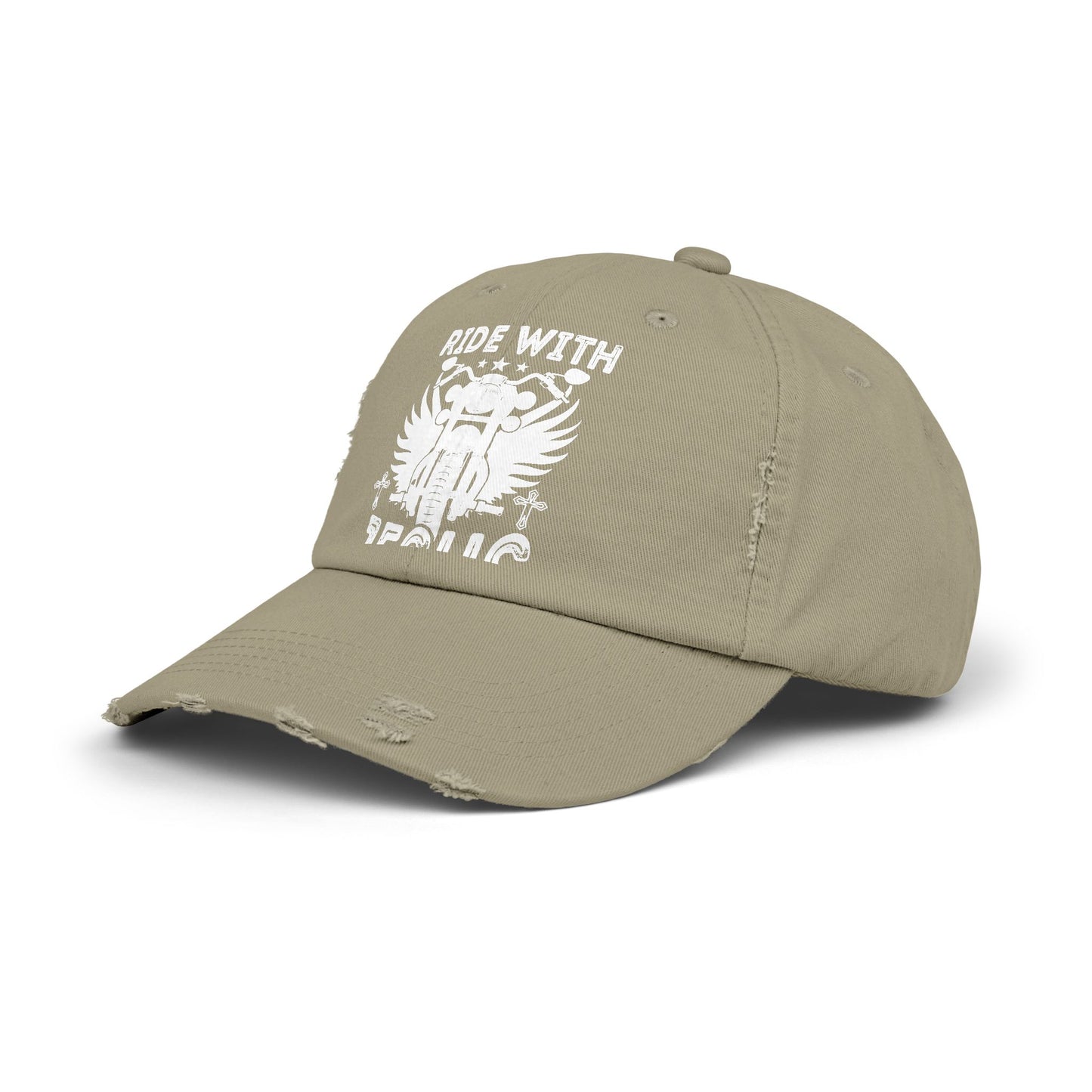 Ride with Jesus Motorcycle Faith Cap