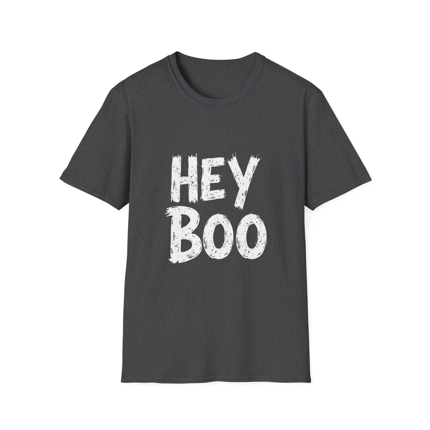 Hey Boo Bold Text Spooky Season Vibes T-Shirt