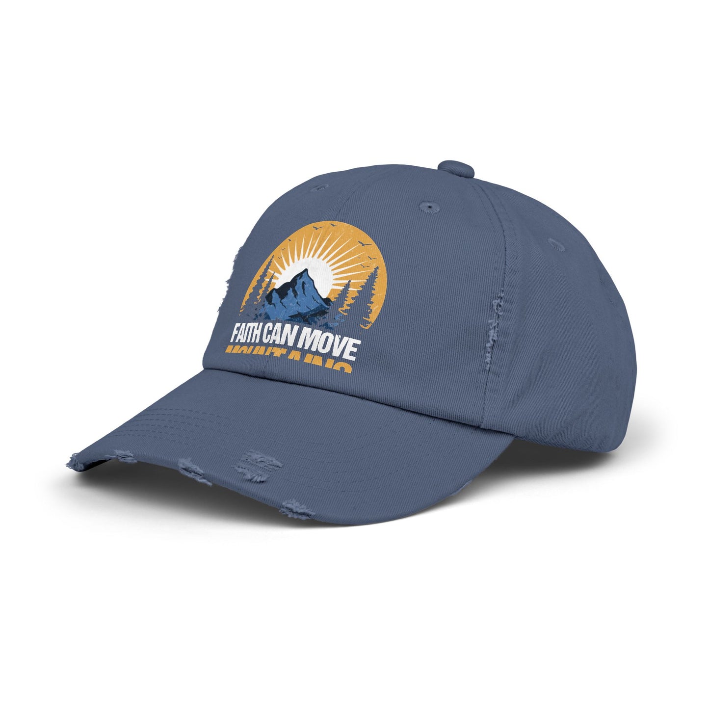 Faith Can Move Mountains Inspirational Scenery Cap