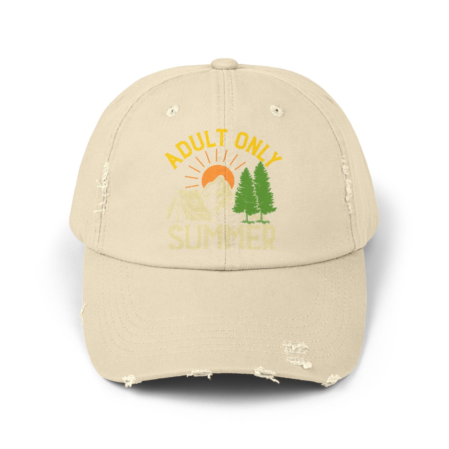 Adult Only Summer Camp Adventure Nature Camping Cap