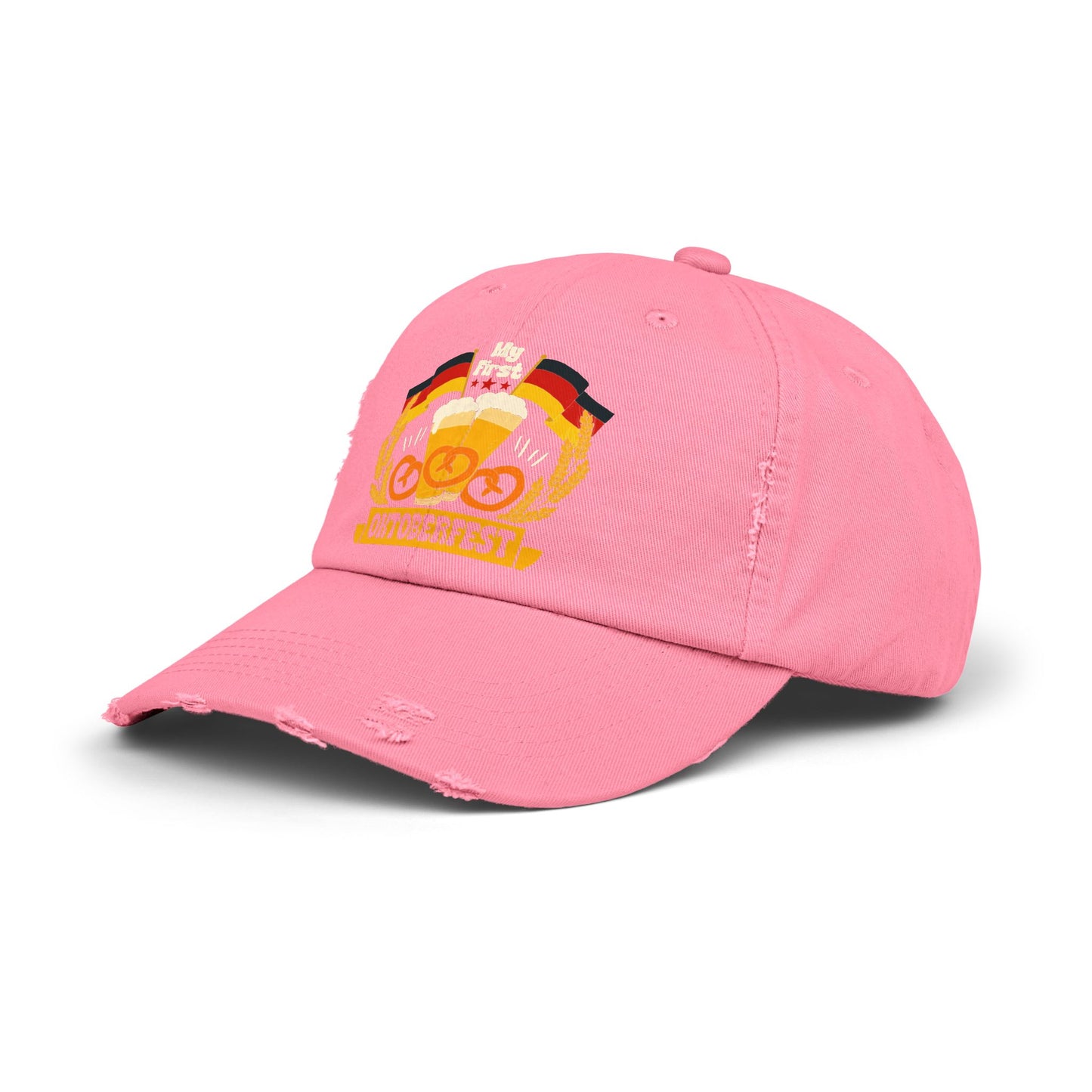 My First Oktoberfest 2024 Beer Pretzels Flags Cap