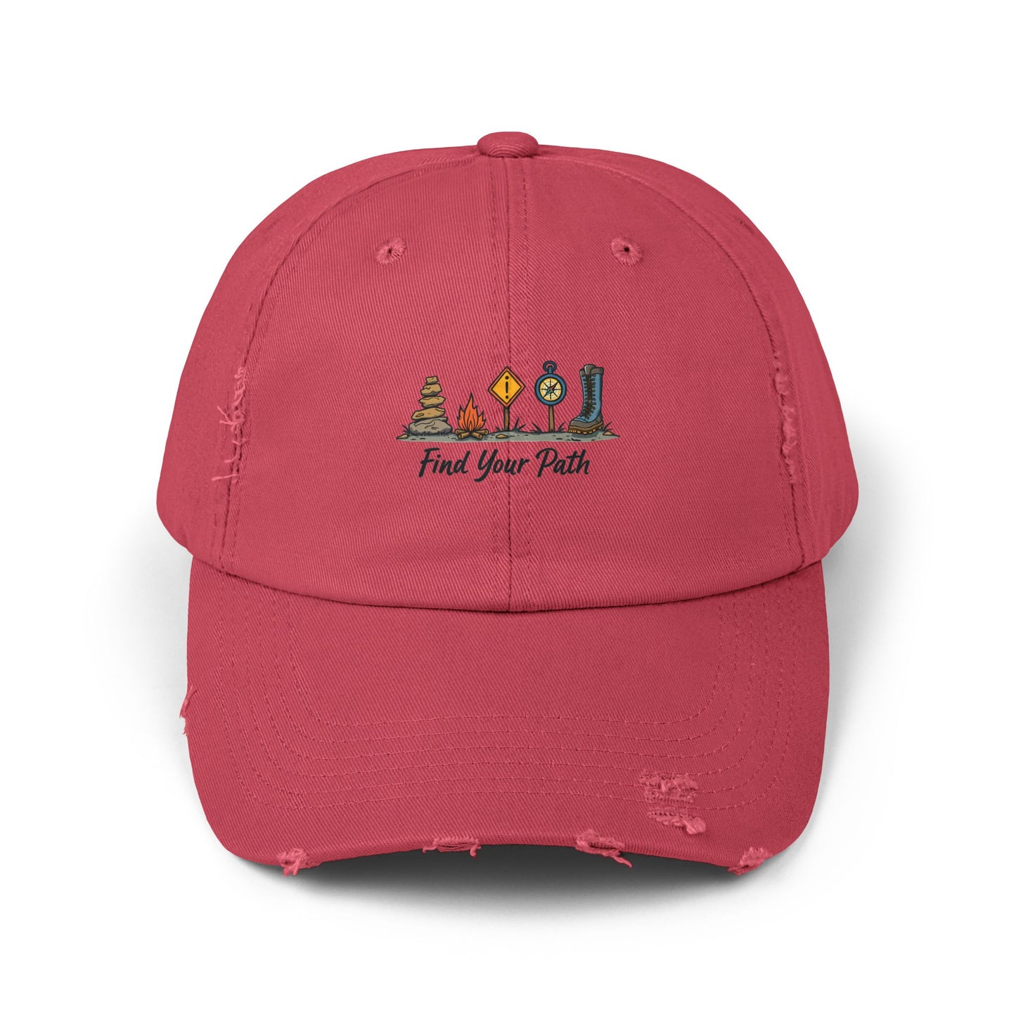 Find Your Path Adventure Inspiration Nature Hiking Cap