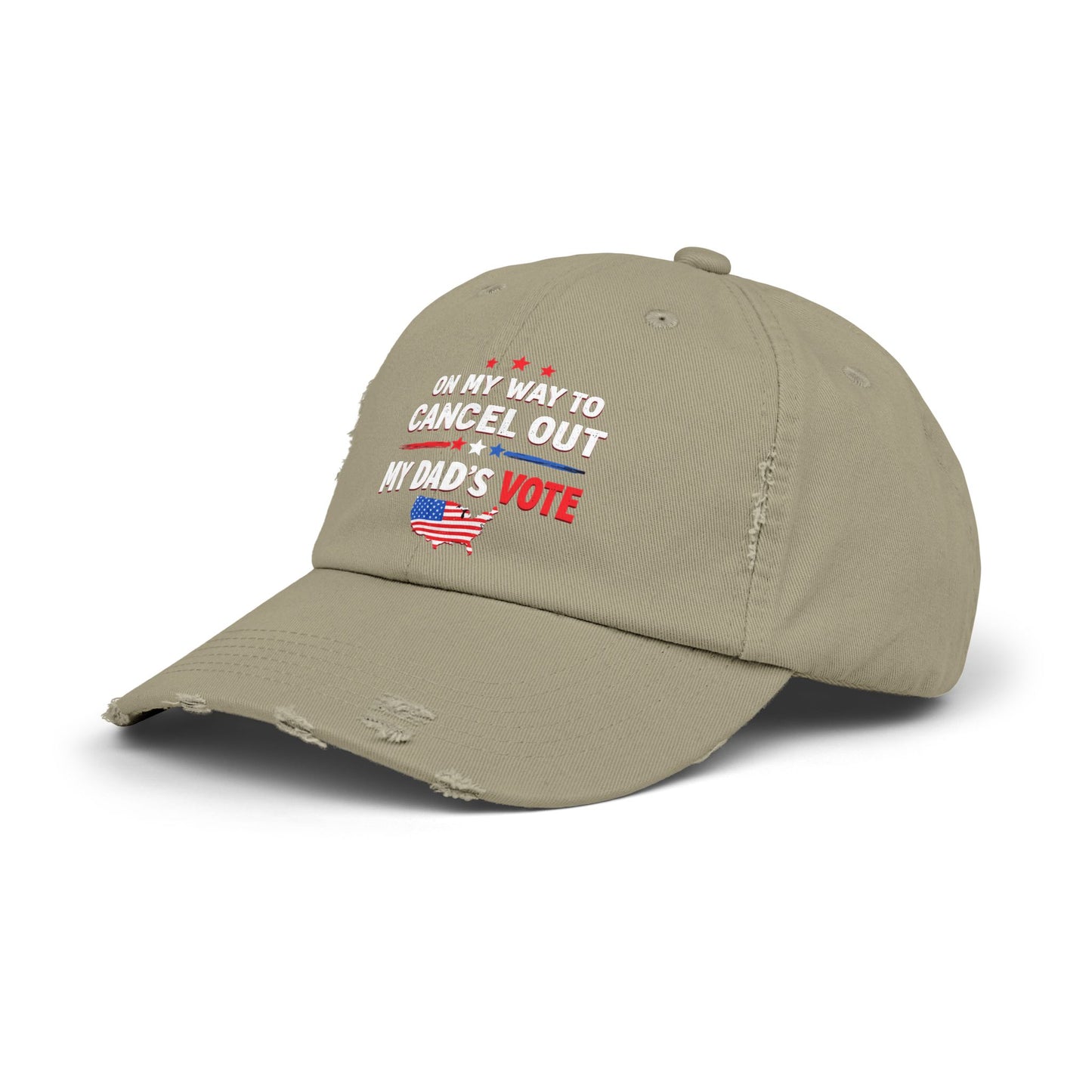 On My Way To Cancel Out My Dad's Vote Patriotic Humor Cap