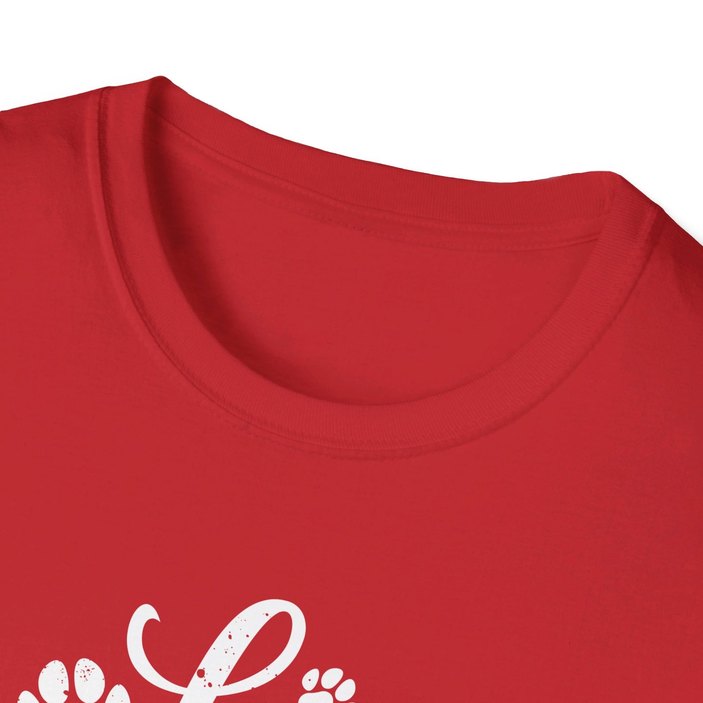 Less People More Cats - Cute Cat Lover Saying with Paw Prints T-Shirt