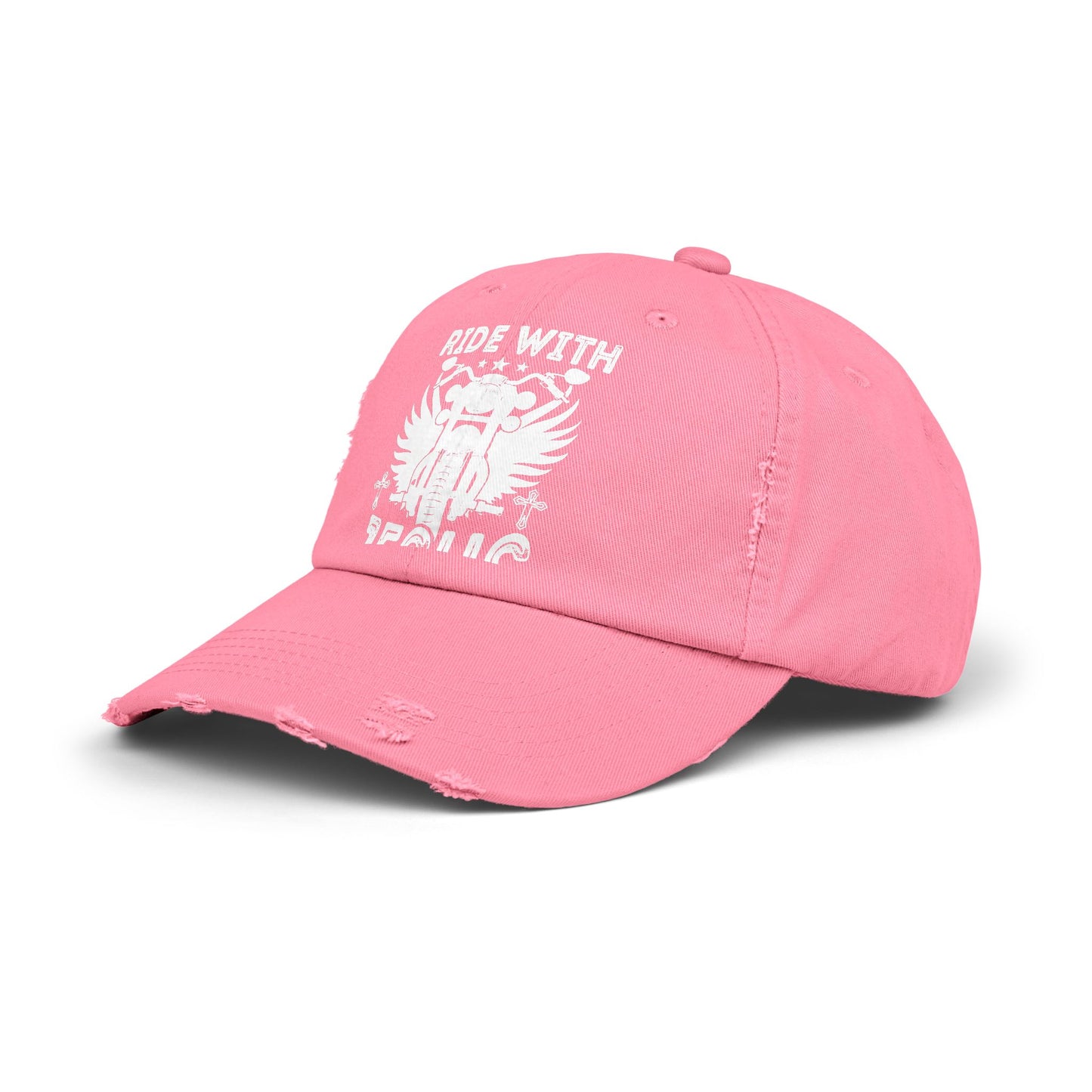 Ride with Jesus Motorcycle Faith Cap