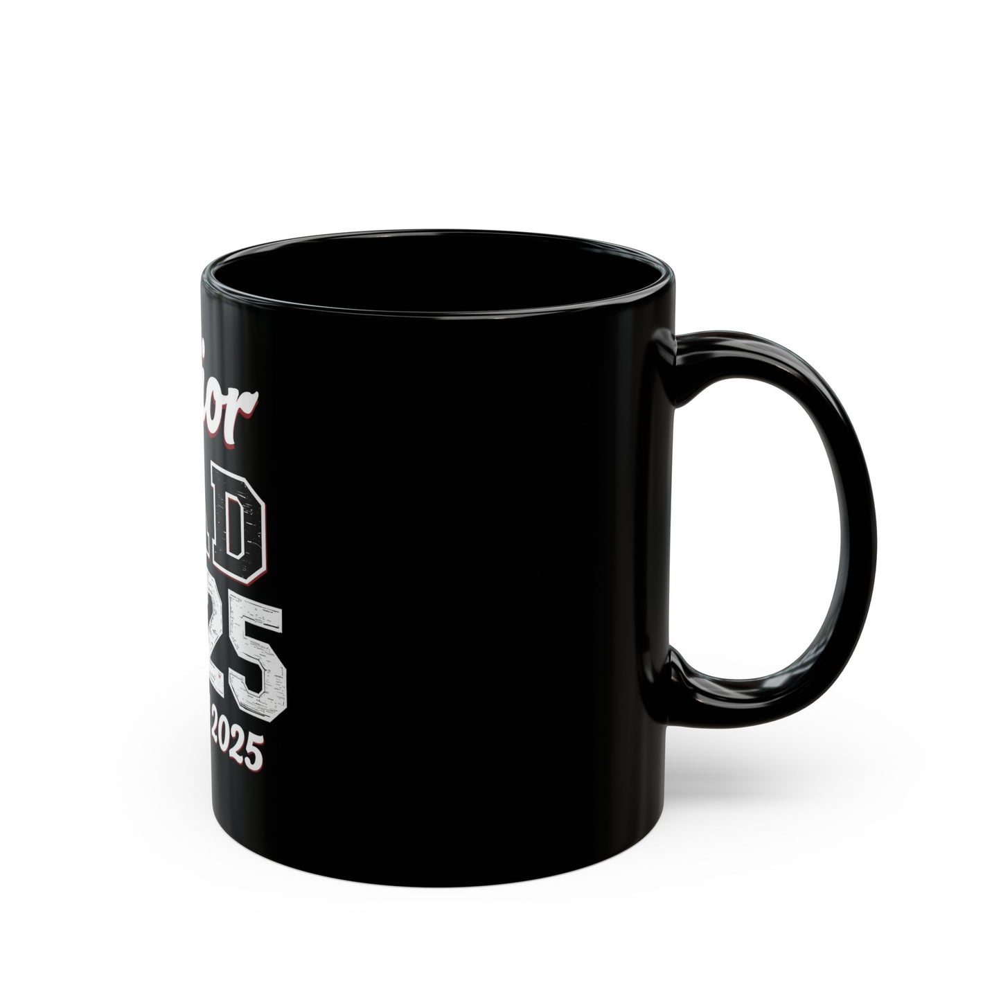 Senior Dad 2025 Class Heart Ceramic Mug