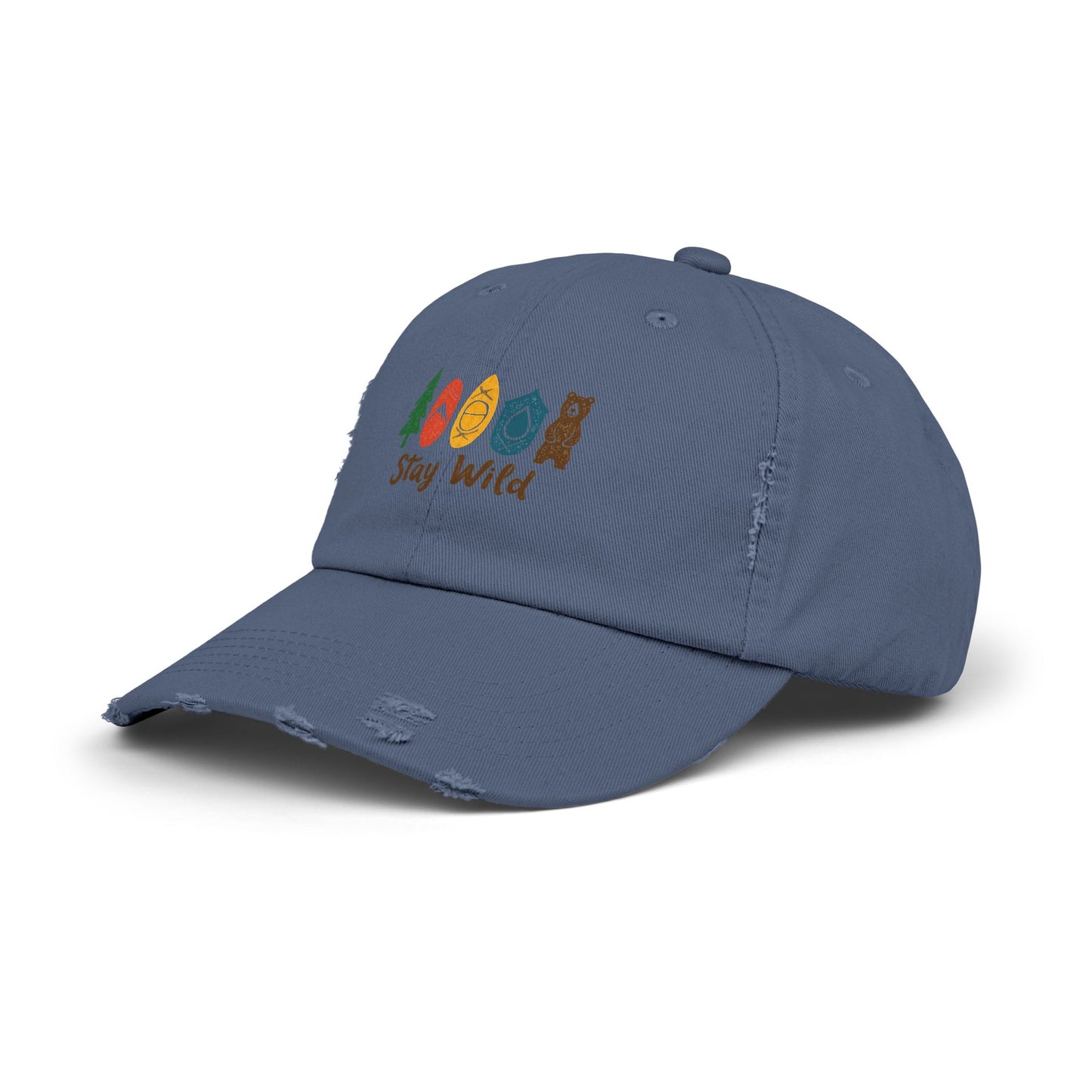 Stay Wild Adventure Nature Lover Design for Outdoor Enthusiasts Cap
