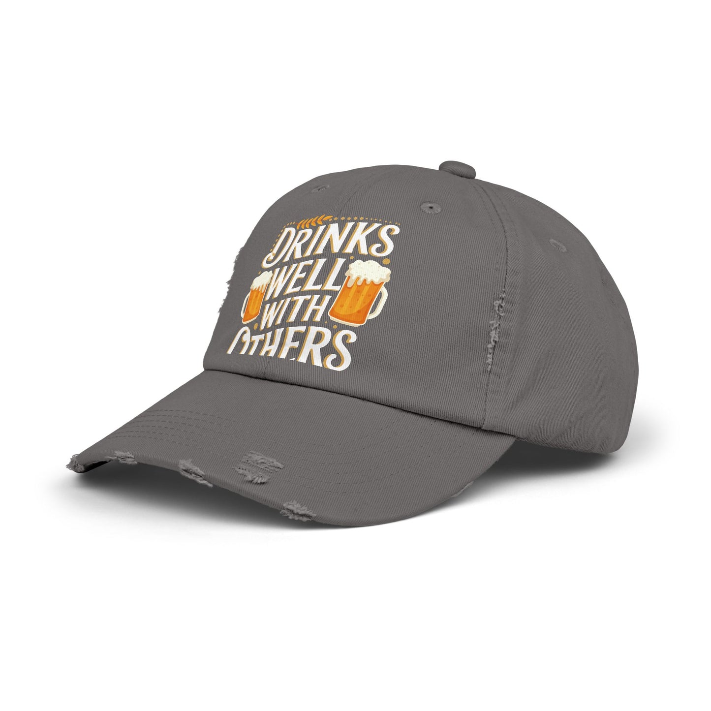 Drinks Well With Others Beer Mug Design Perfect for Beer Lovers Cap