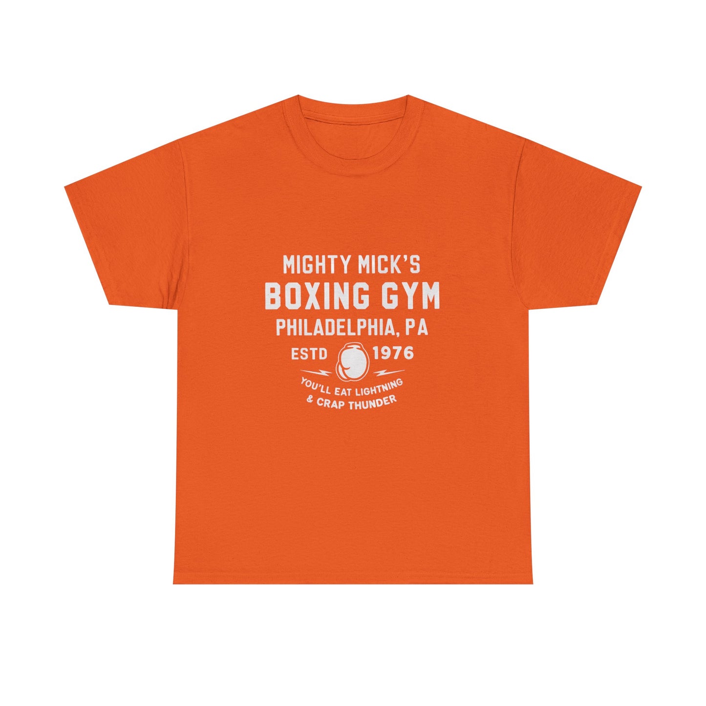 Mighty Mick's Boxing Gym Unisex Heavy Cotton Tee - Comfortable Fitness Shirt for Boxing Lovers