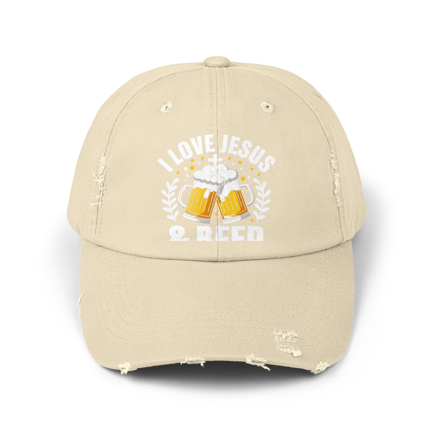 I Love Jesus And Beer Design For Faithful Beer Lovers Cap