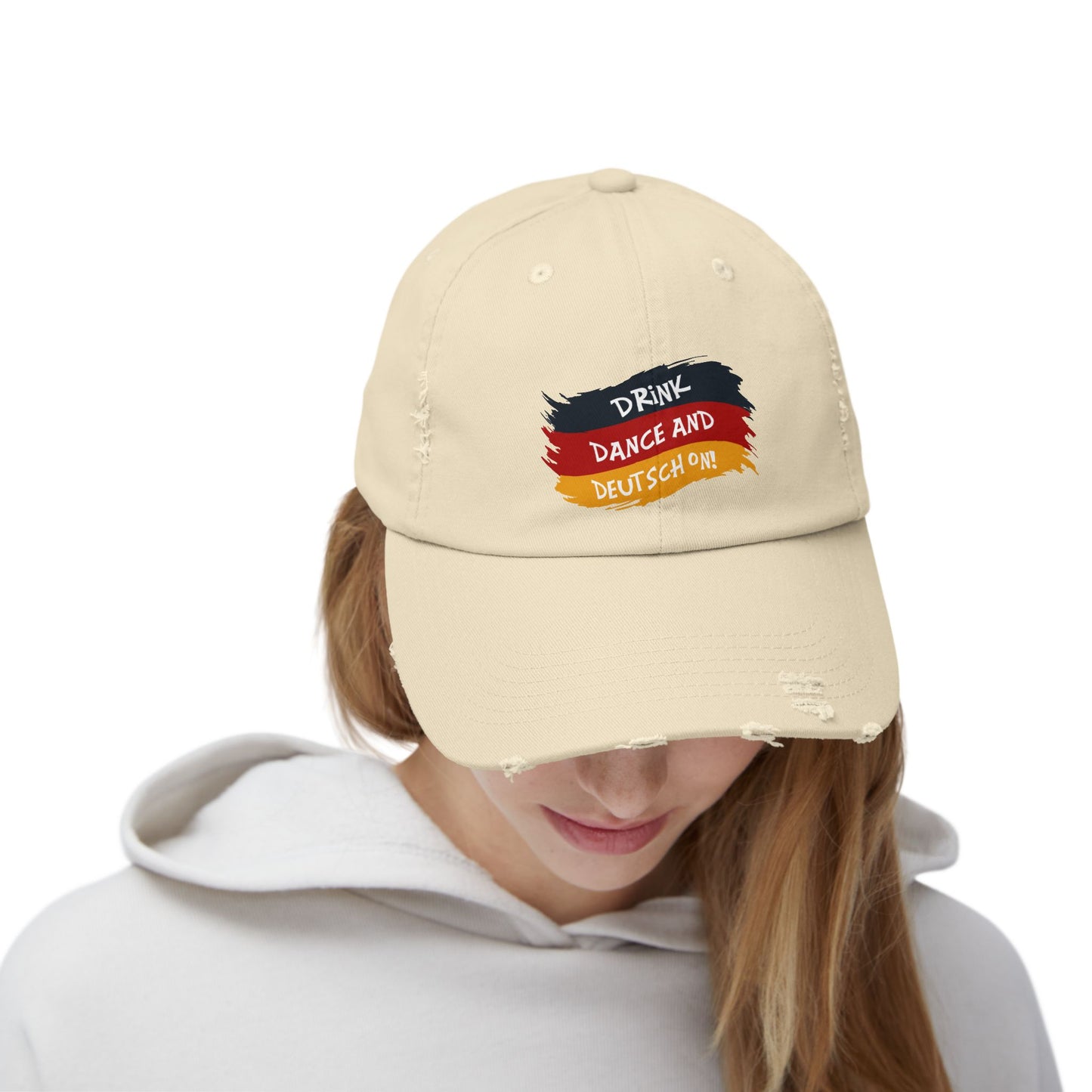 Drink Dance And Deutsch On German Flag Cap