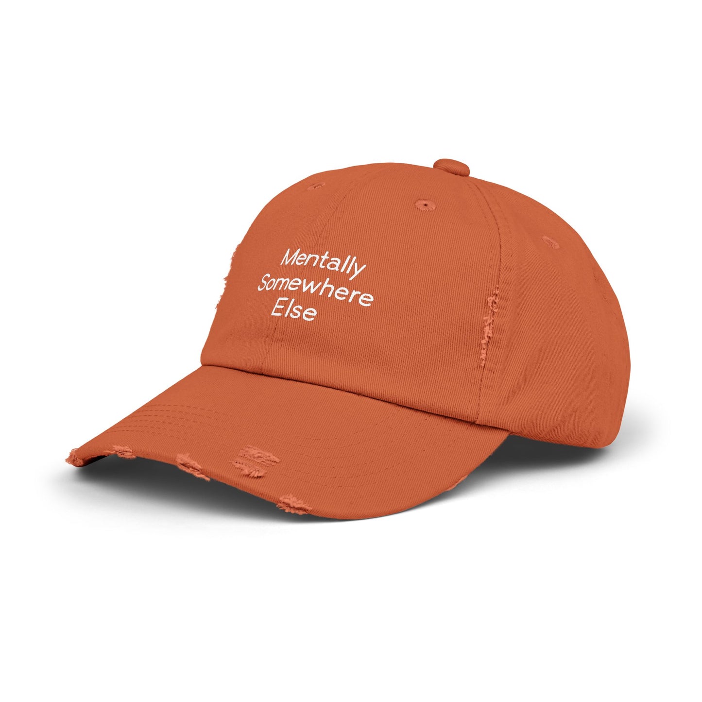 Mentally Somewhere Else Quote for Daydreamers and Free Spirits Cap
