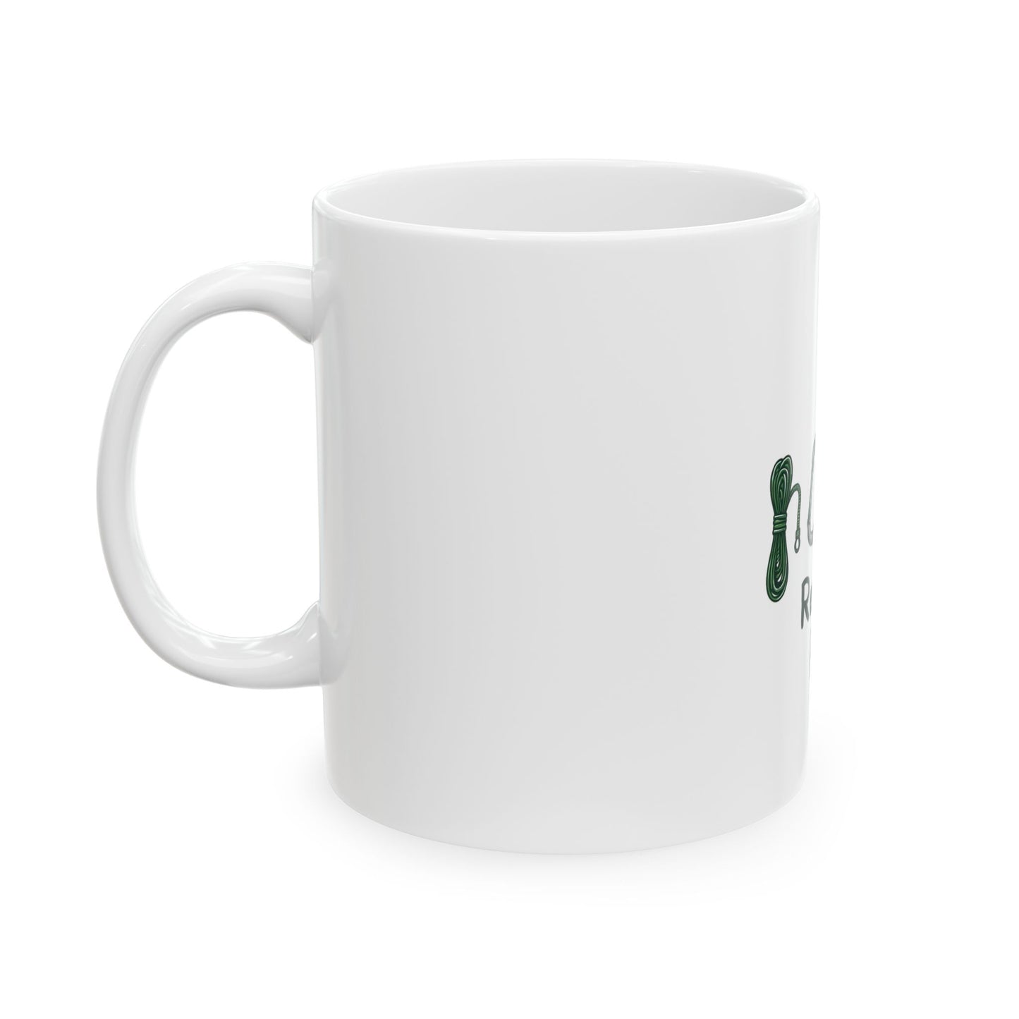 Reach New Heights Adventure Gear Enthusiast Design Ceramic Mug
