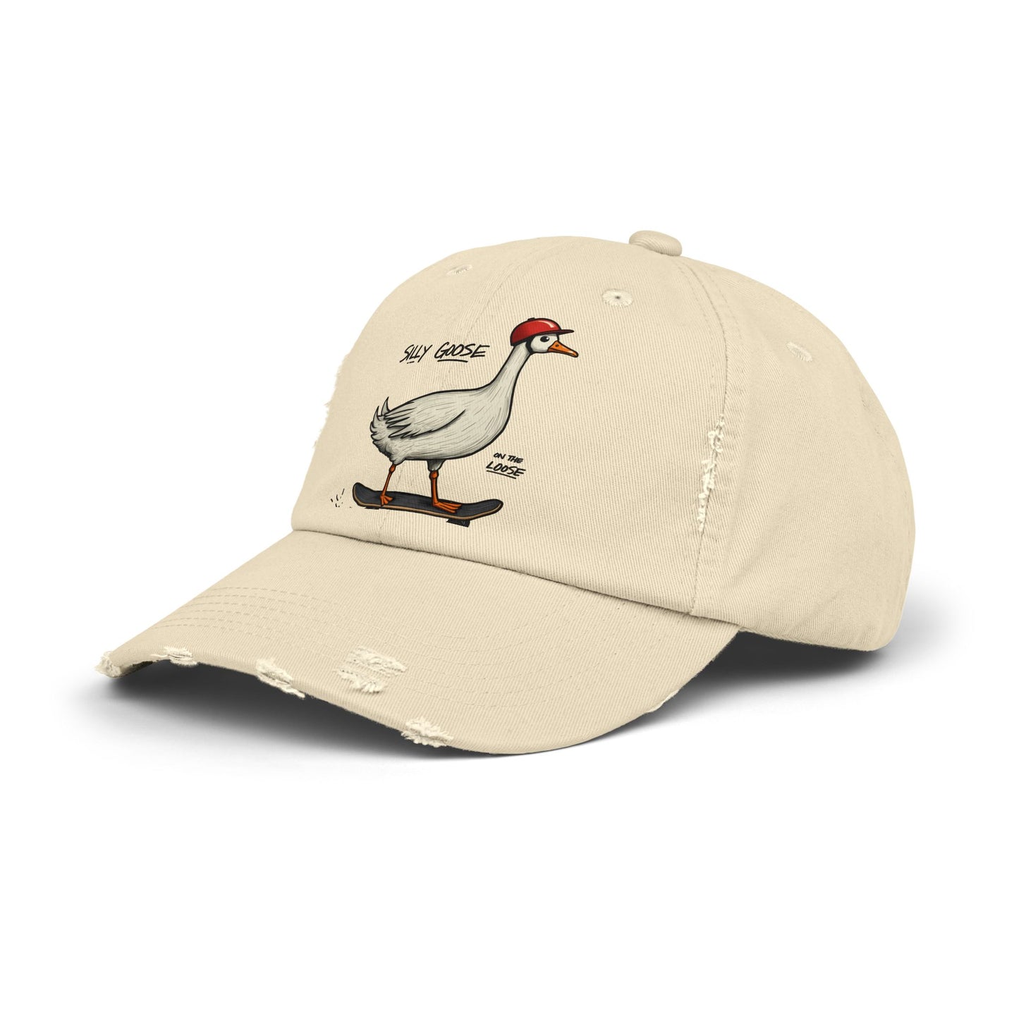 Silly Goose On The Loose Skateboarding Fun Cap