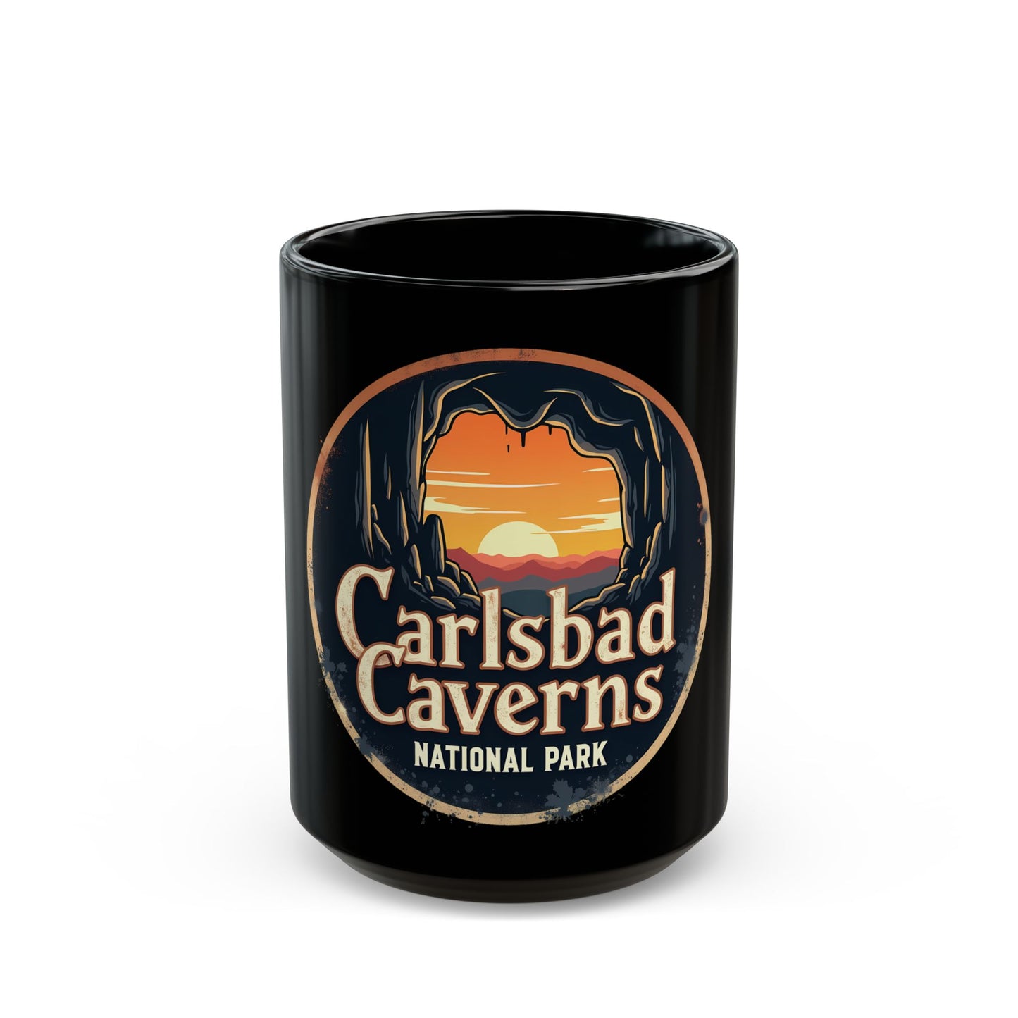 Carlsbad Caverns National Park Sunset Adventure Ceramic Mug
