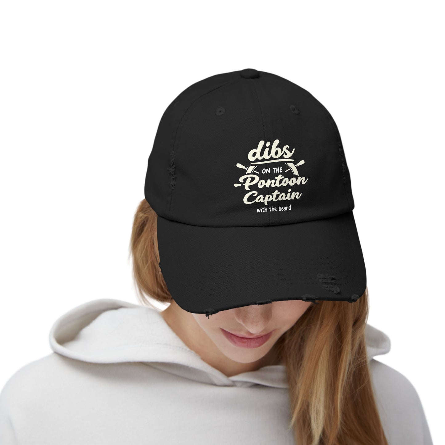 Dibs on the Pontoon Captain With the Beard Boating Fun Cap