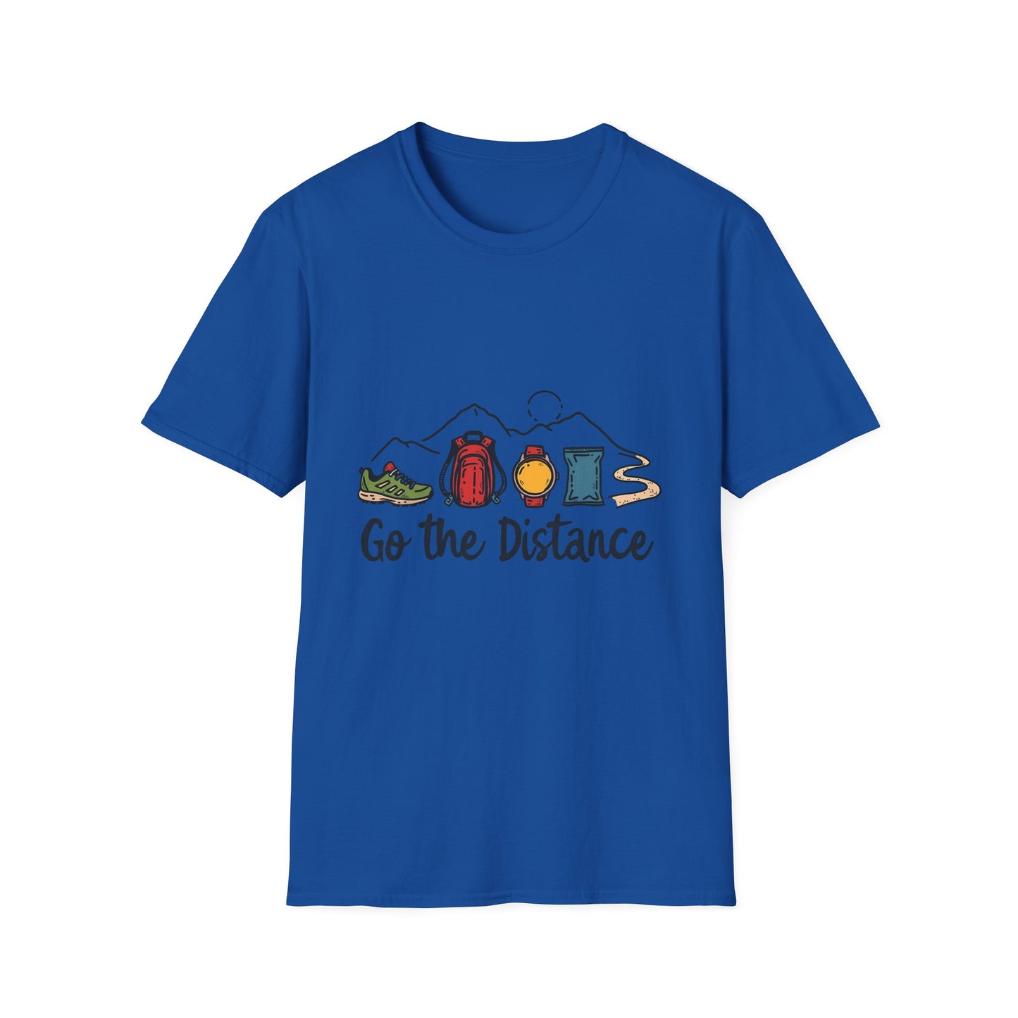 Go the Distance Adventure Enthusiast Hiking Essentials T-Shirt