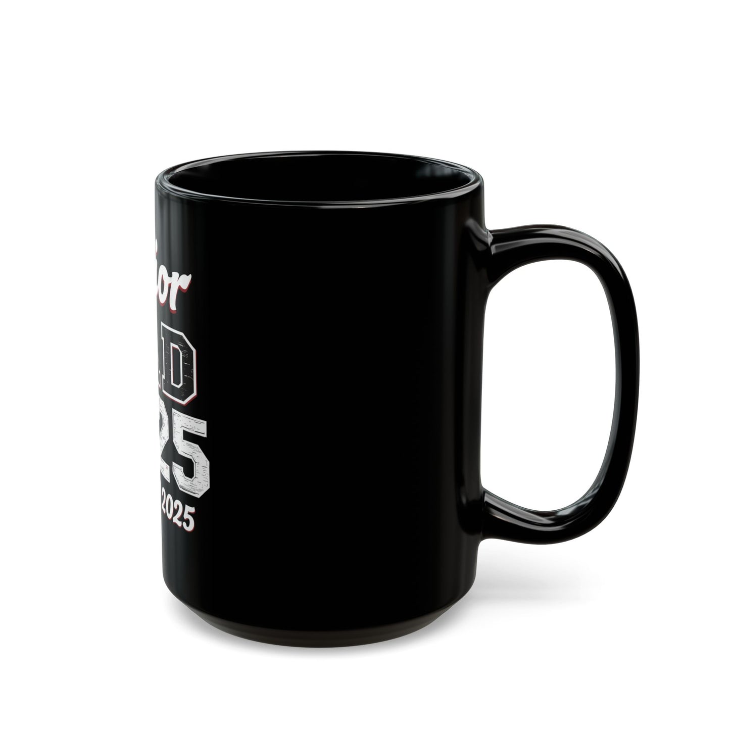 Senior Dad 2025 Class Heart Ceramic Mug
