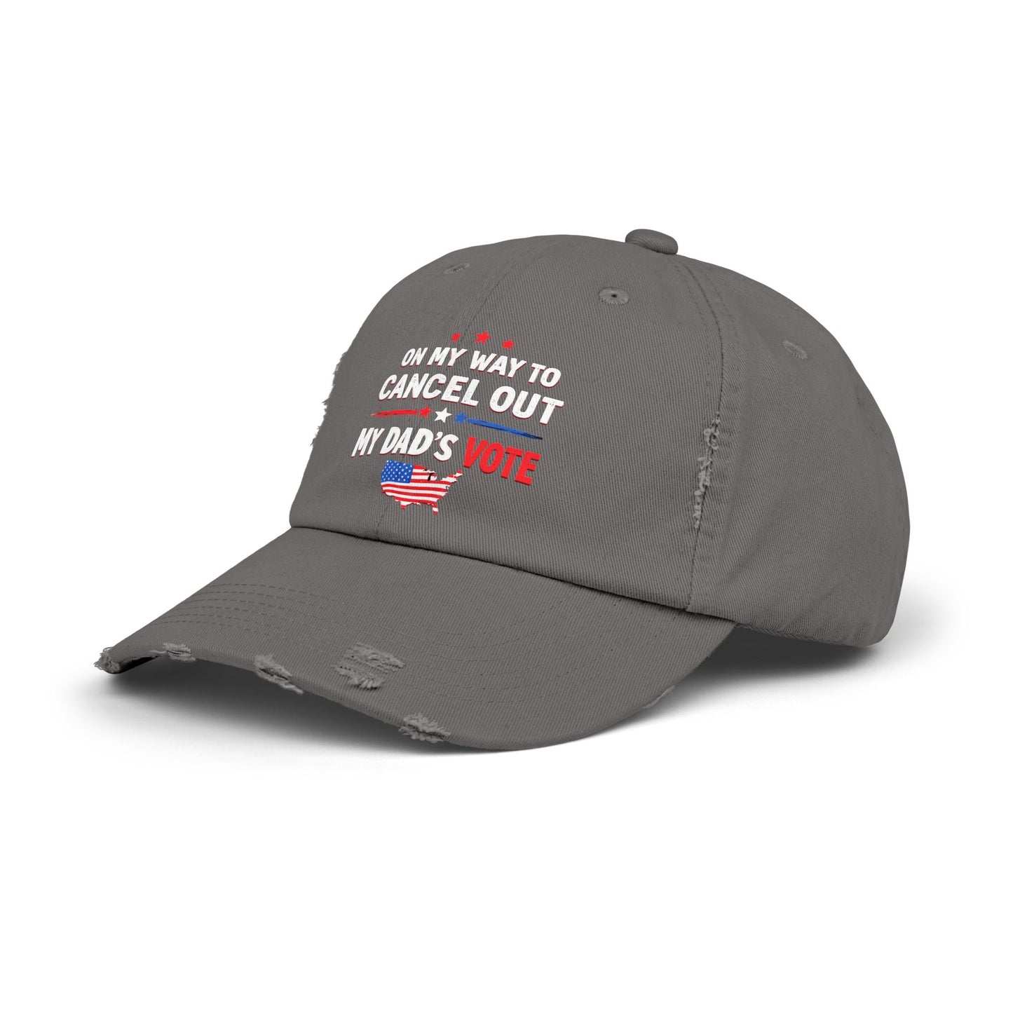 On My Way To Cancel Out My Dad's Vote Patriotic Humor Cap