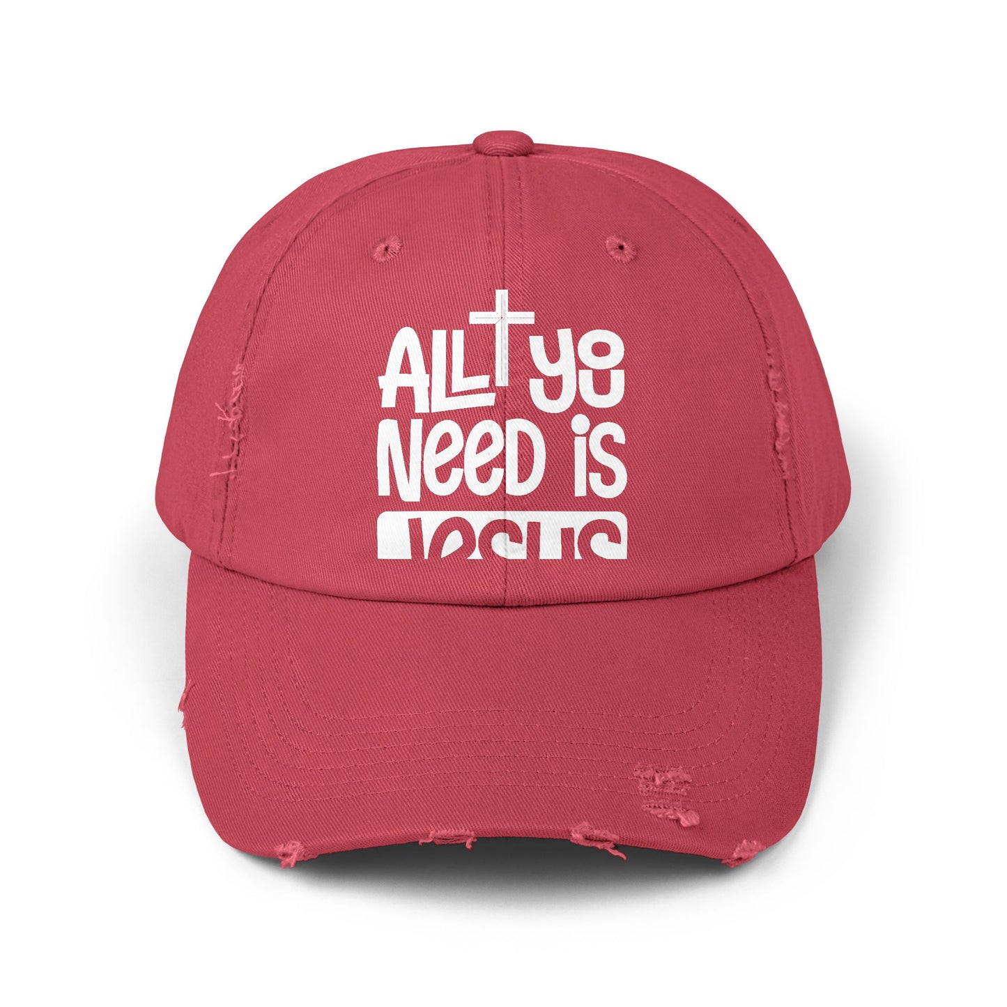 All You Need Is Jesus Inspirational Faith Statement Cap