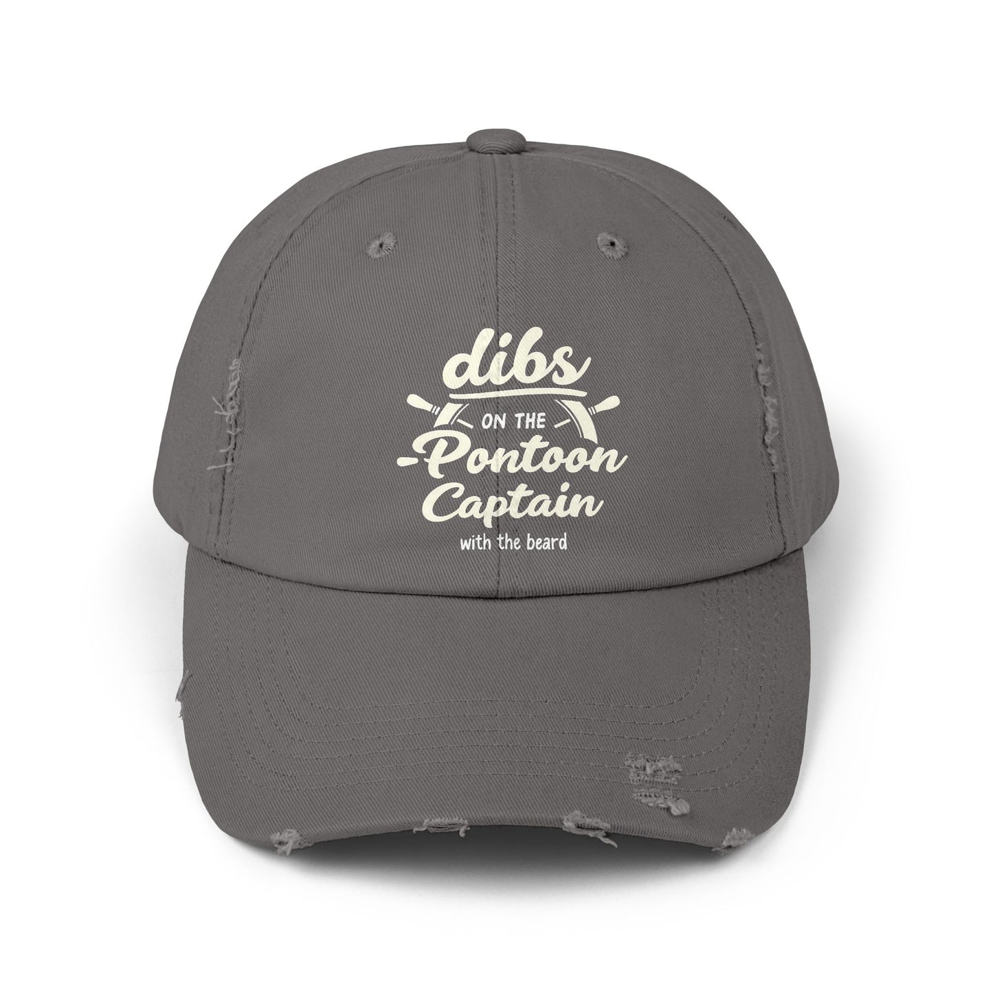 Dibs on the Pontoon Captain With the Beard Boating Fun Cap