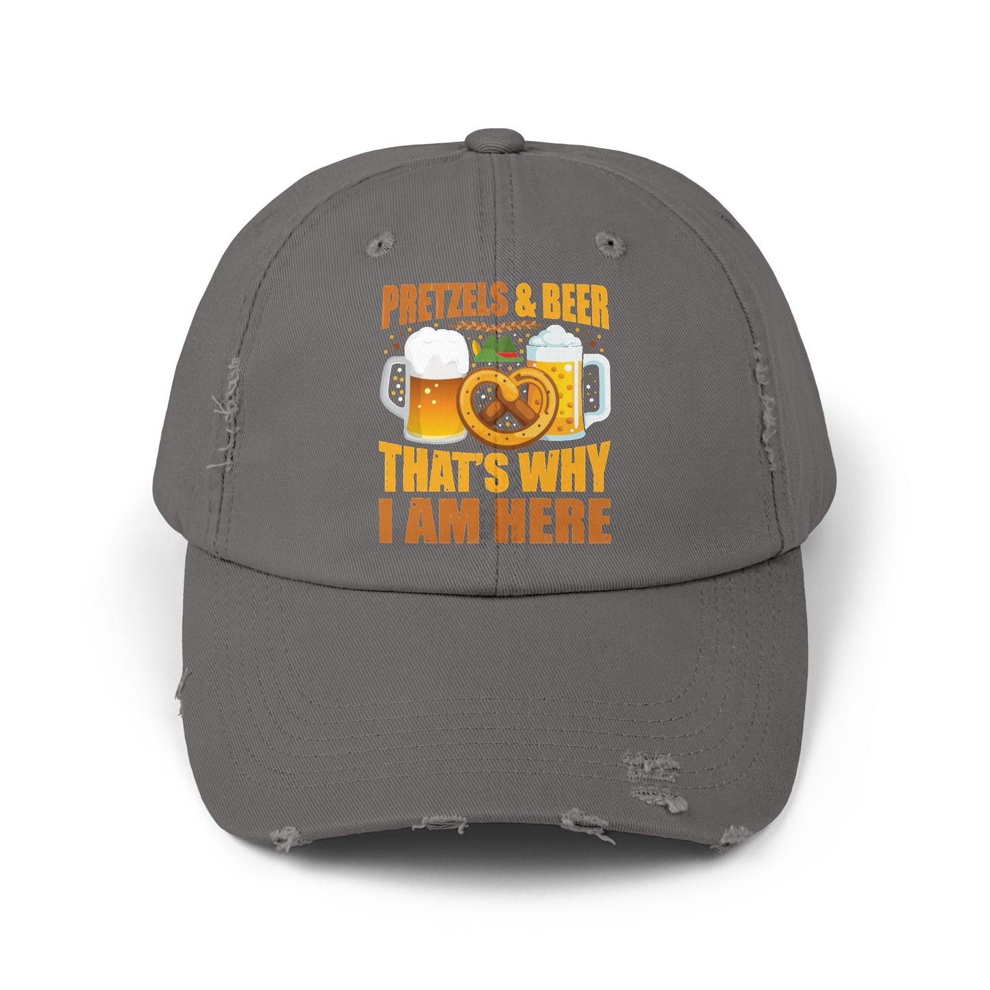 Pretzels & Beer That's Why I Am Here | Oktoberfest Celebration Cap