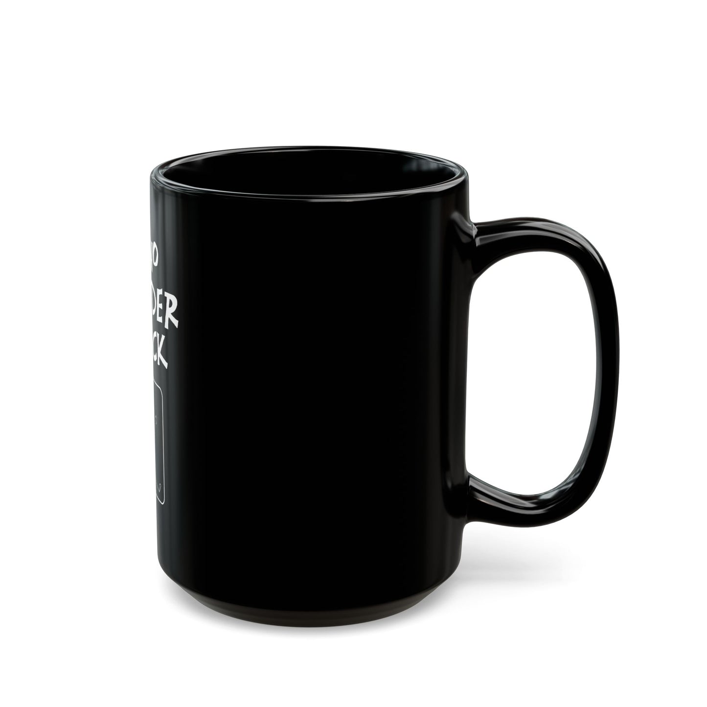 Oh No I'm Under A Tack Funny Stick Figure Humorous Quote Ceramic Mug