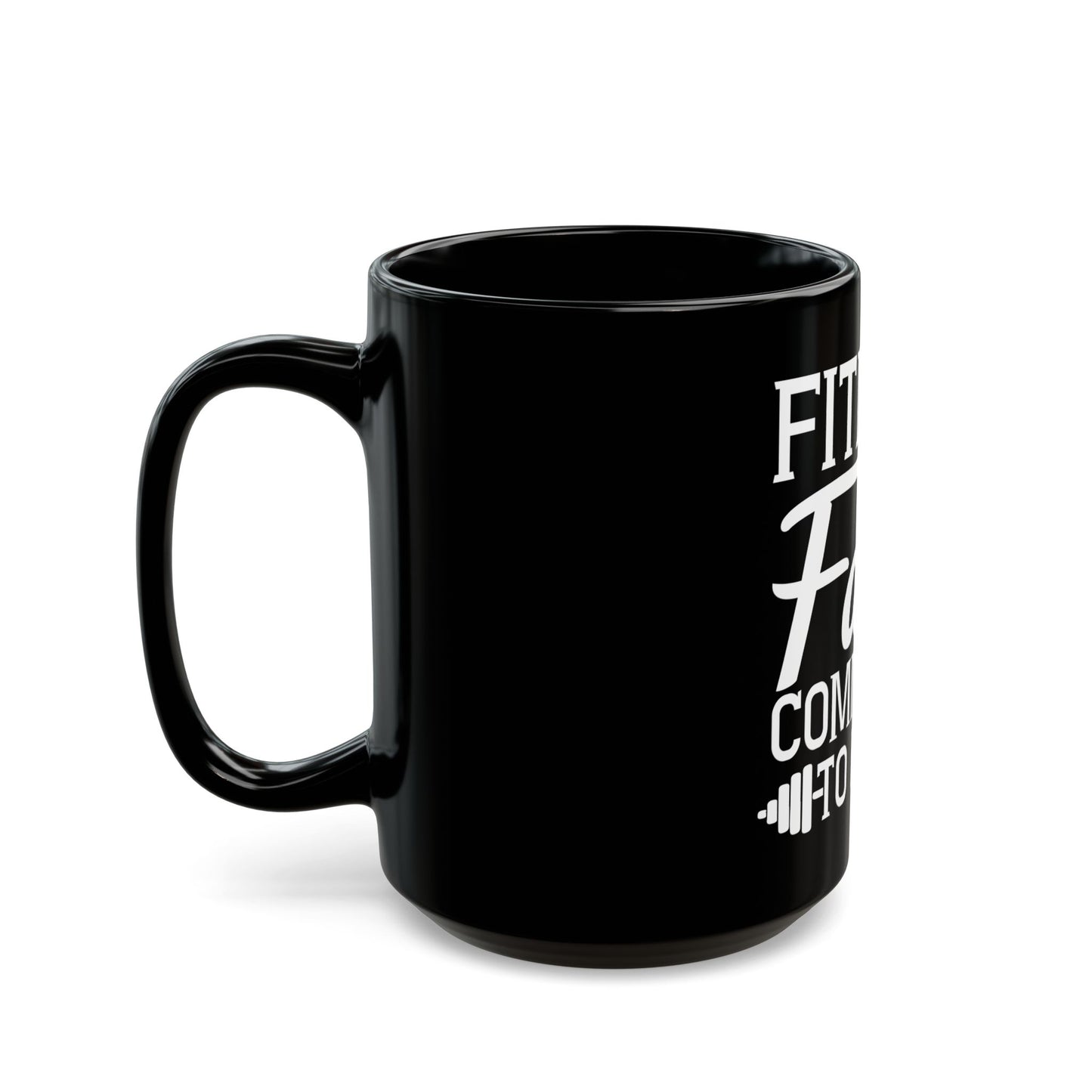 Fitness and Faith Committed to Both Inspirational Workout Motivation Ceramic Mug