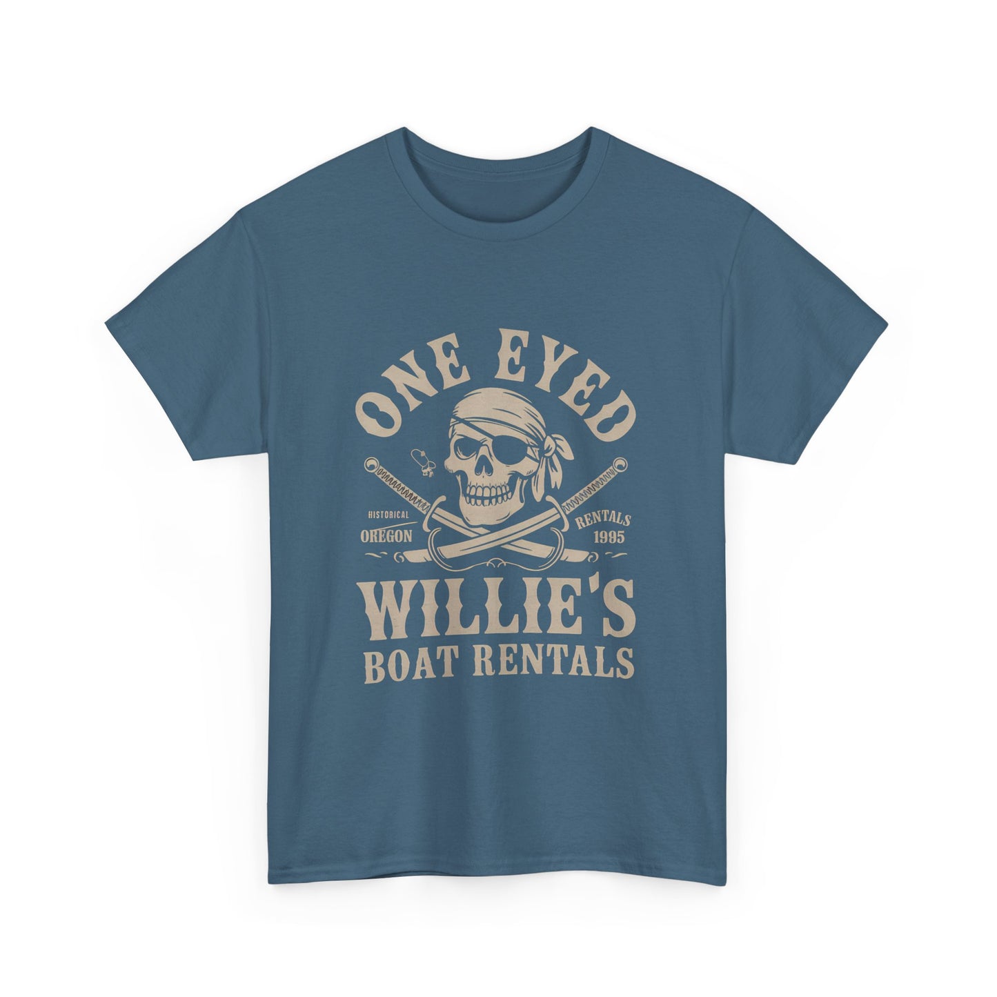 One Eyed Willie's Boat Rentals Cotton Tee