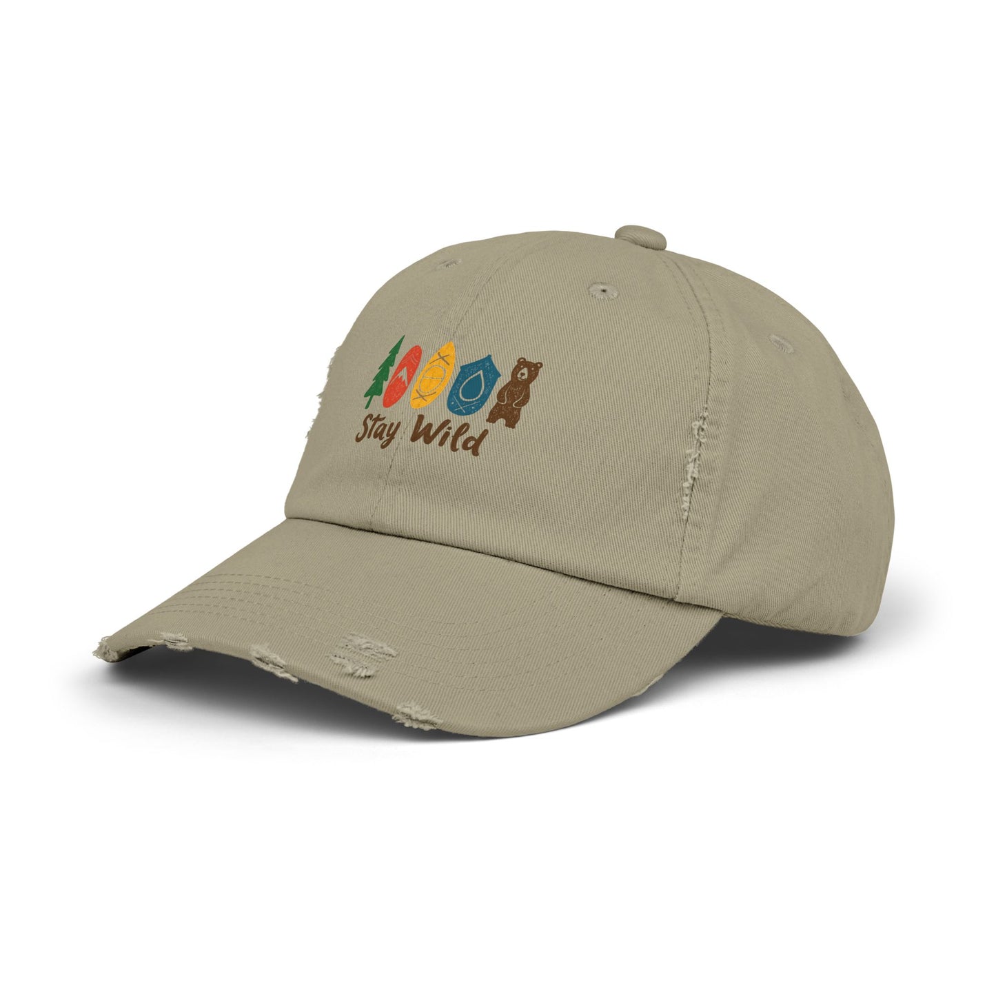 Stay Wild Adventure Nature Lover Design for Outdoor Enthusiasts Cap