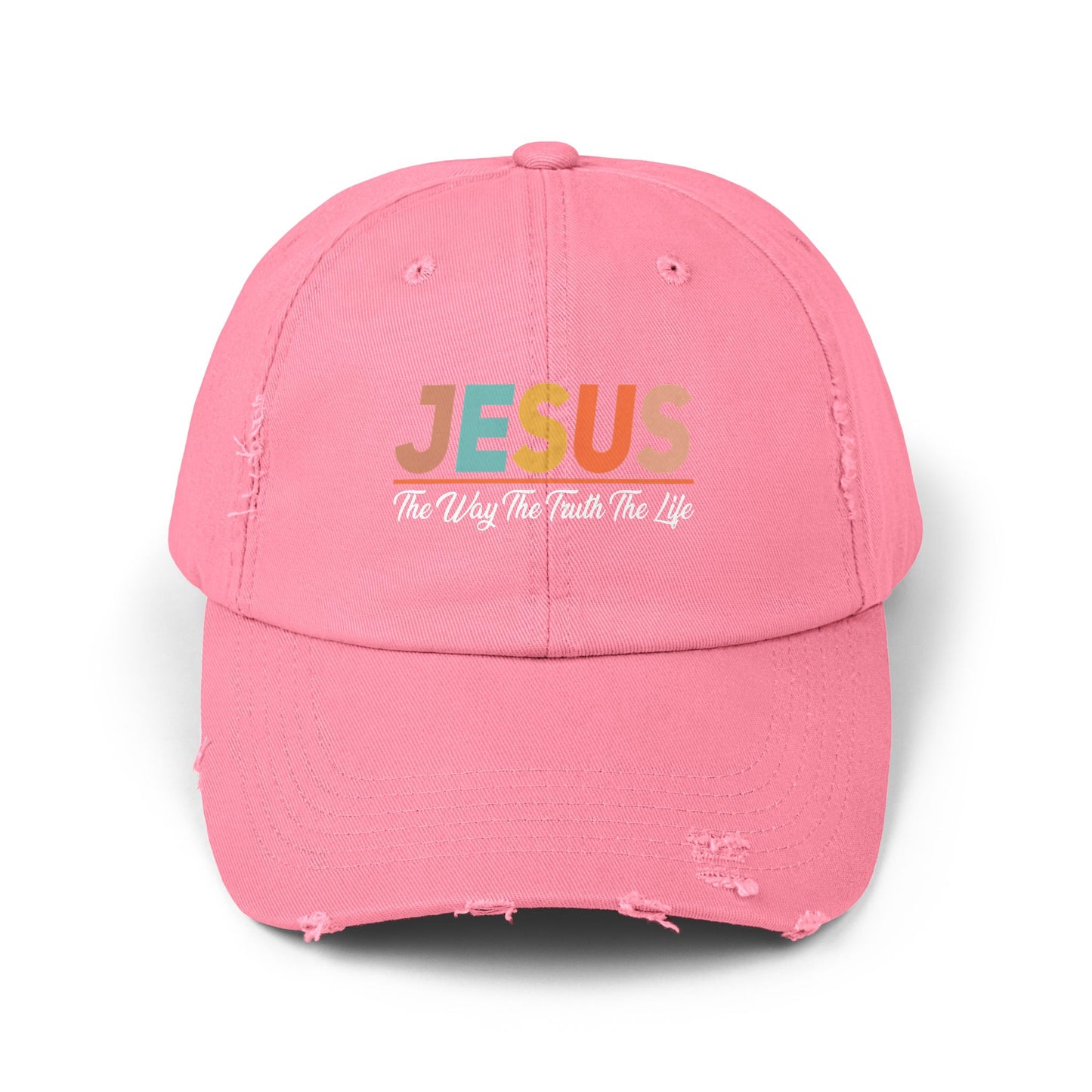Jesus The Way The Truth The Life Inspirational Message Cap