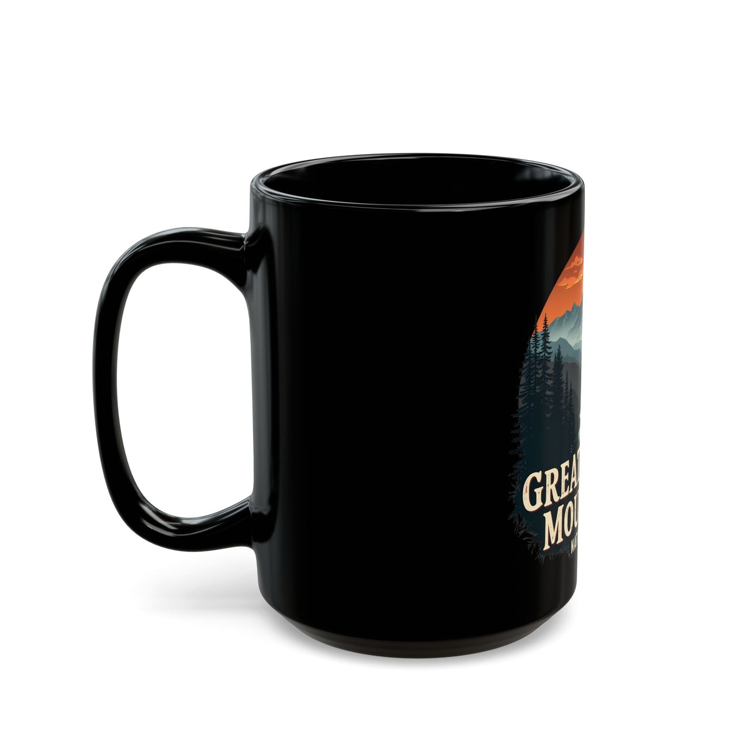 Great Smoky Mountains National Park Sunset Landscape Ceramic Mug