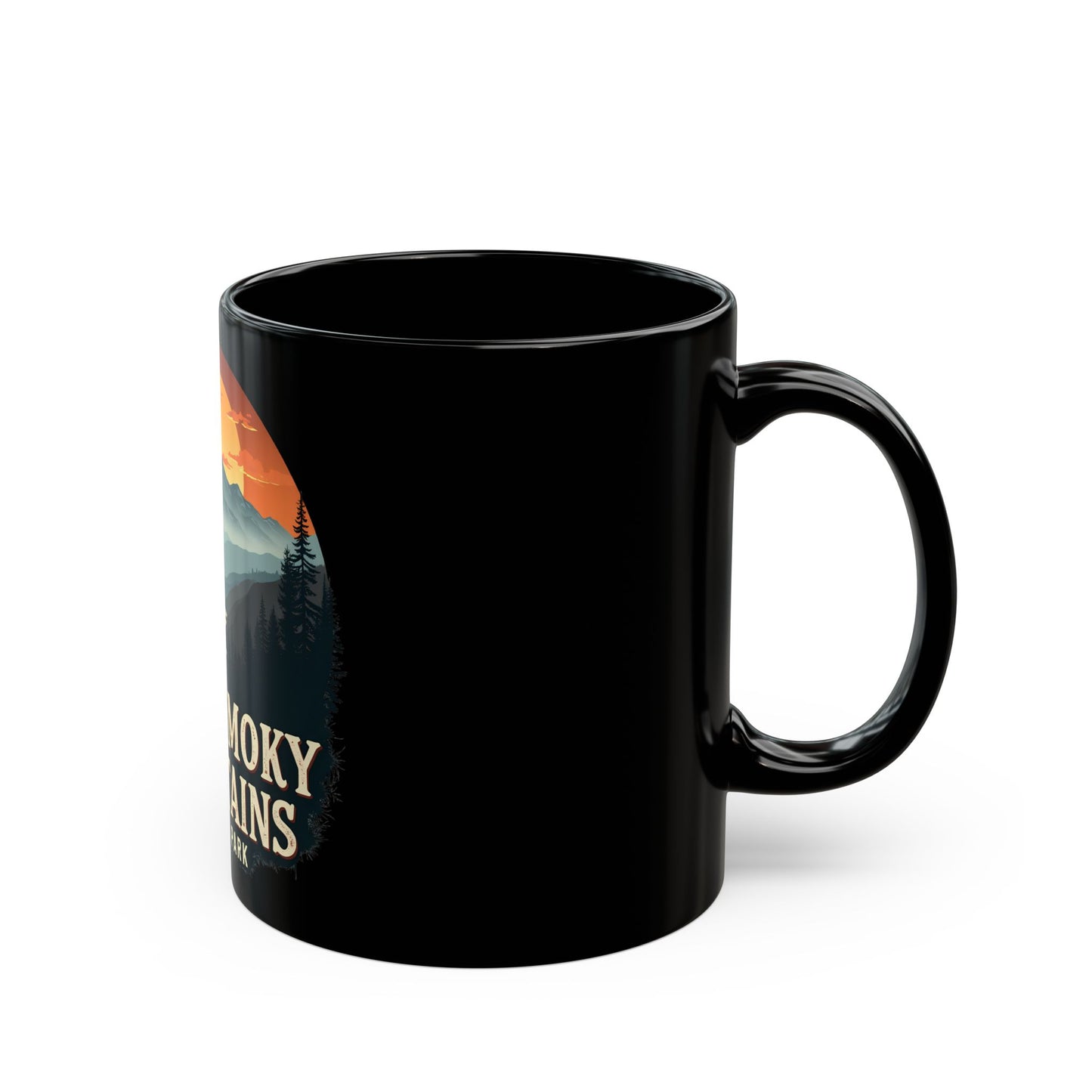 Great Smoky Mountains National Park Sunset Landscape Ceramic Mug