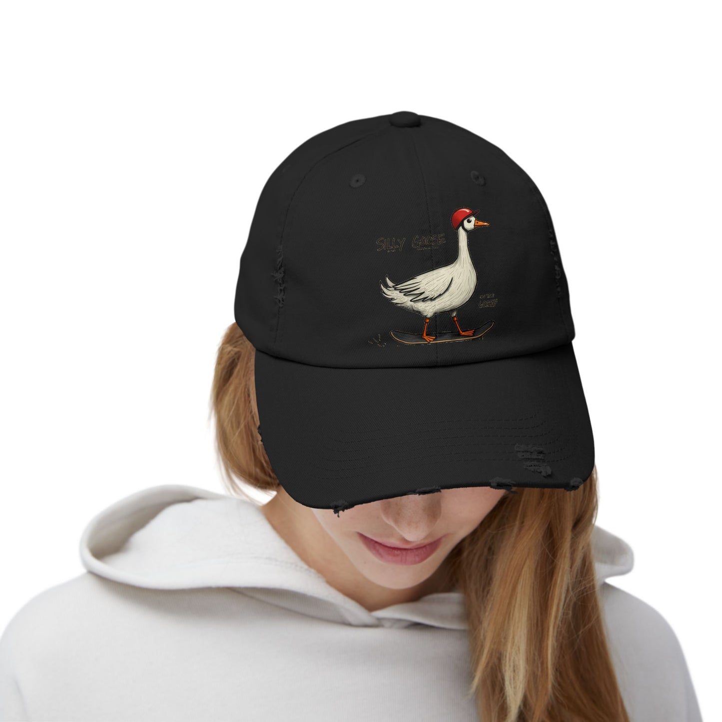 Silly Goose On The Loose Skateboarding Fun Cap