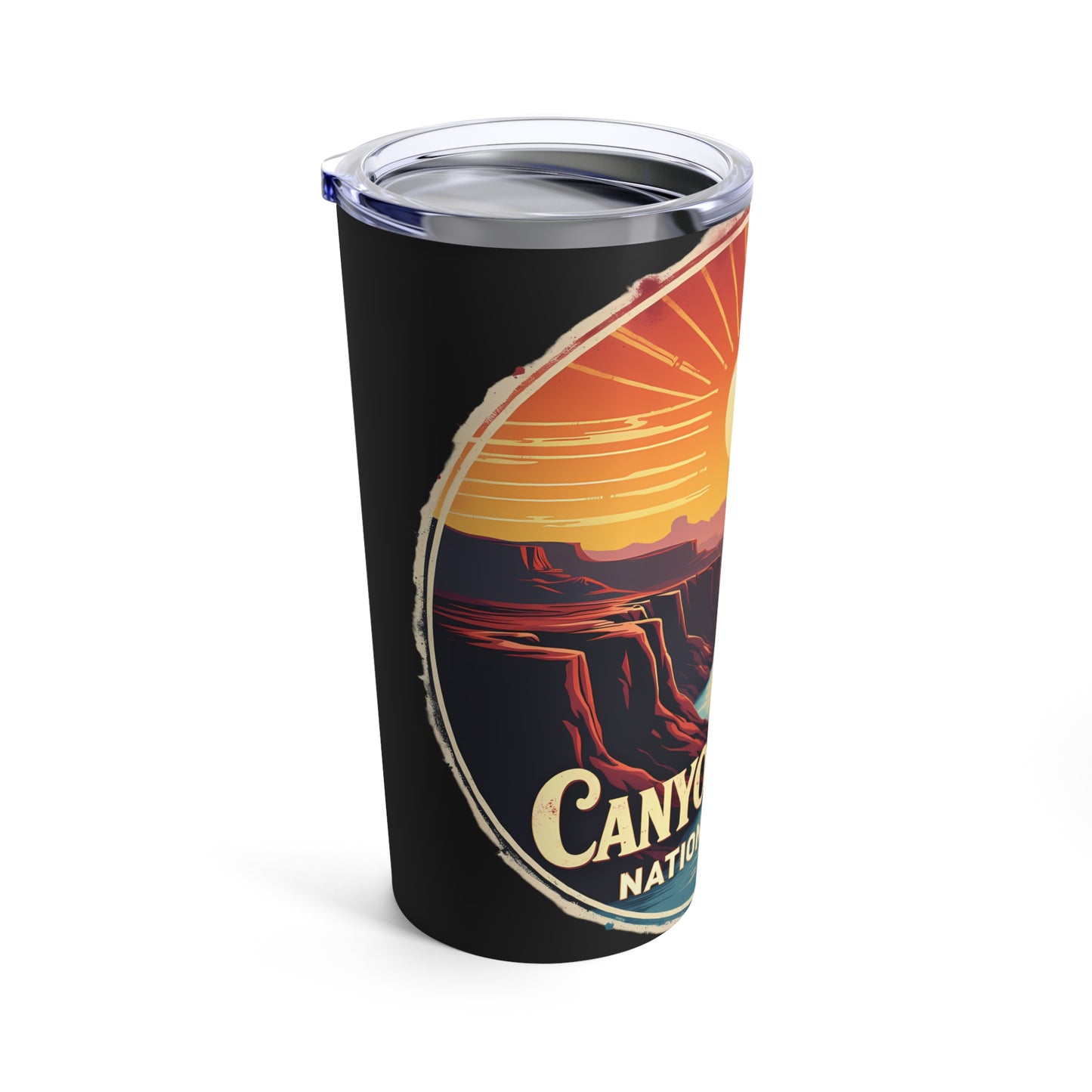Canyonlands National Park Retro Sunset Landscape