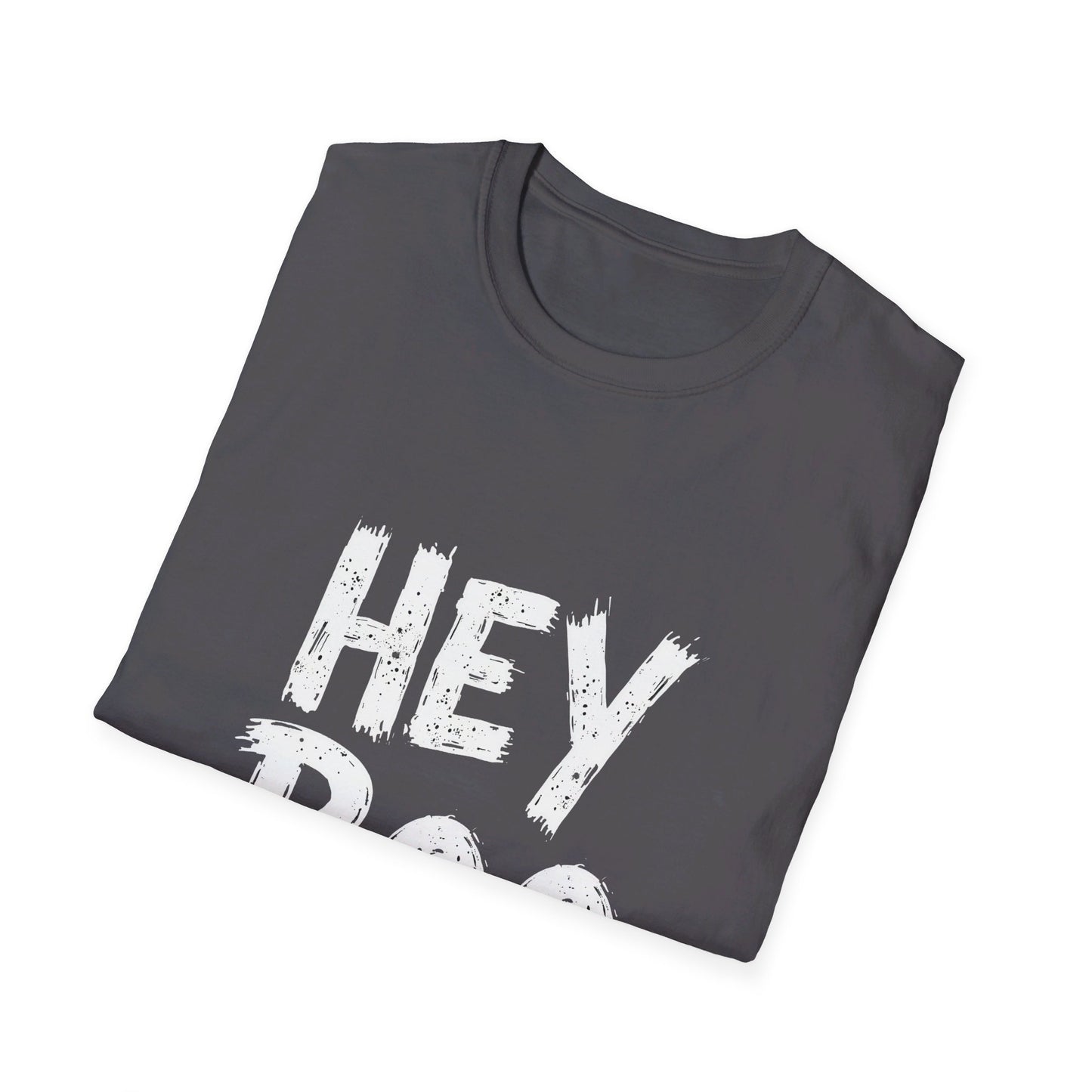 Hey Boo Bold Text Spooky Season Vibes T-Shirt