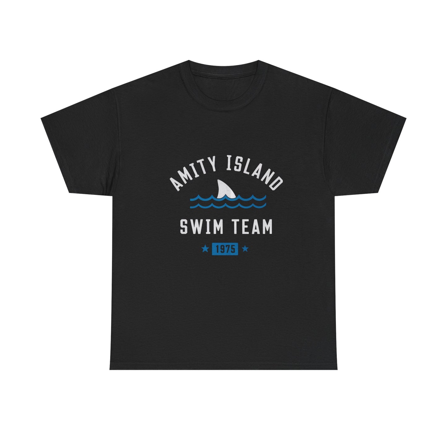 Amity Island Swim Team Unisex Heavy Cotton Tee - Vintage Summer Vibe