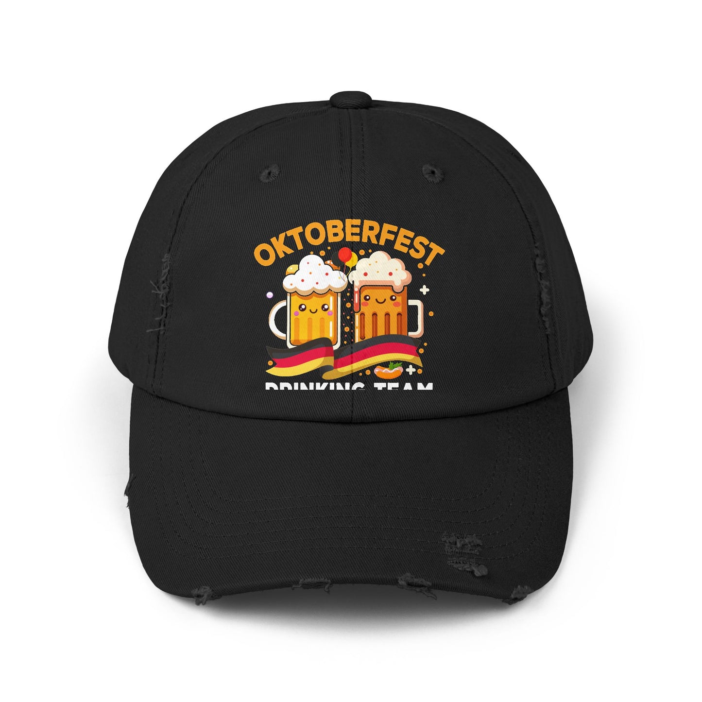 Oktoberfest Drinking Team Fun Beer Mugs German Flag Cap