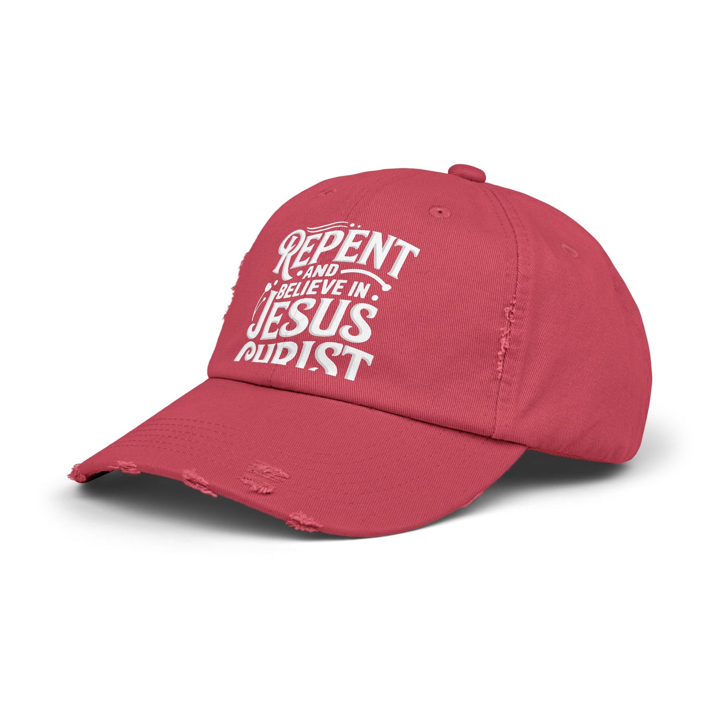 Repent and Believe in Jesus Christ Inspirational Message Cap