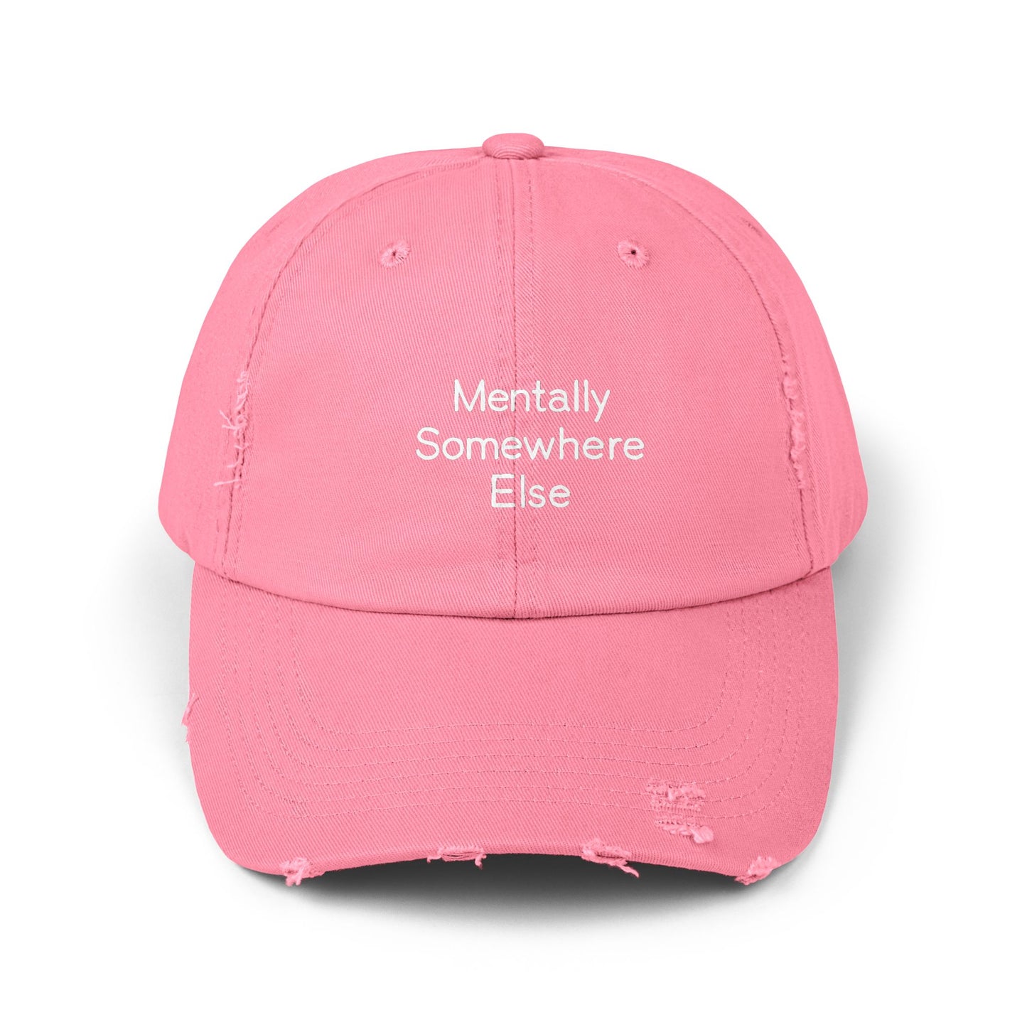 Mentally Somewhere Else Quote for Daydreamers and Free Spirits Cap