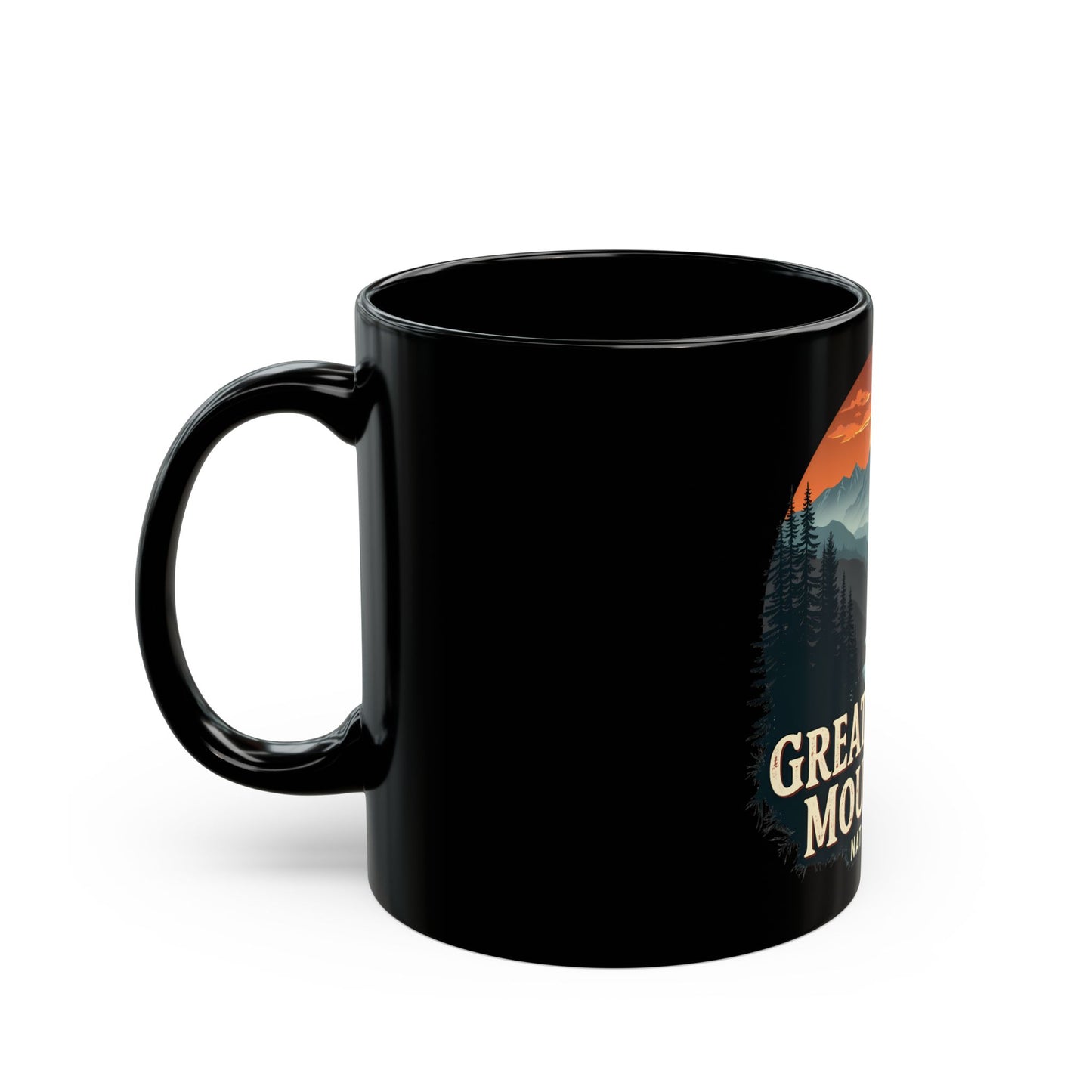 Great Smoky Mountains National Park Sunset Landscape Ceramic Mug