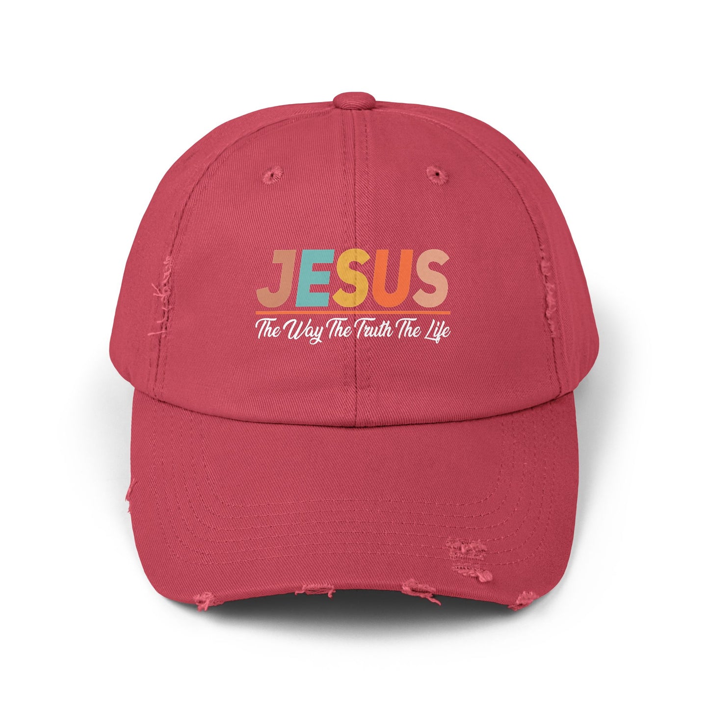Jesus The Way The Truth The Life Inspirational Message Cap