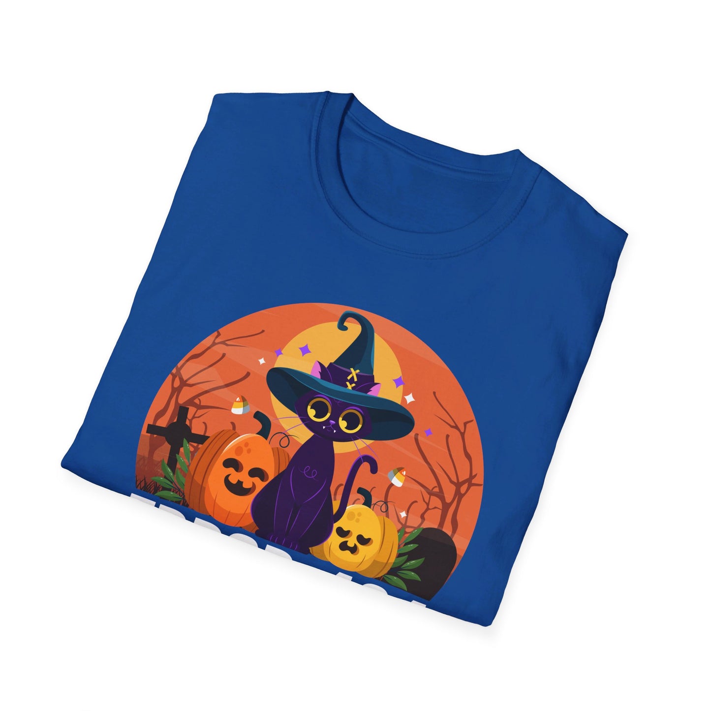 Error 404 Costume Not Found Funny Halloween Witch Cat Pumpkin T-Shirt