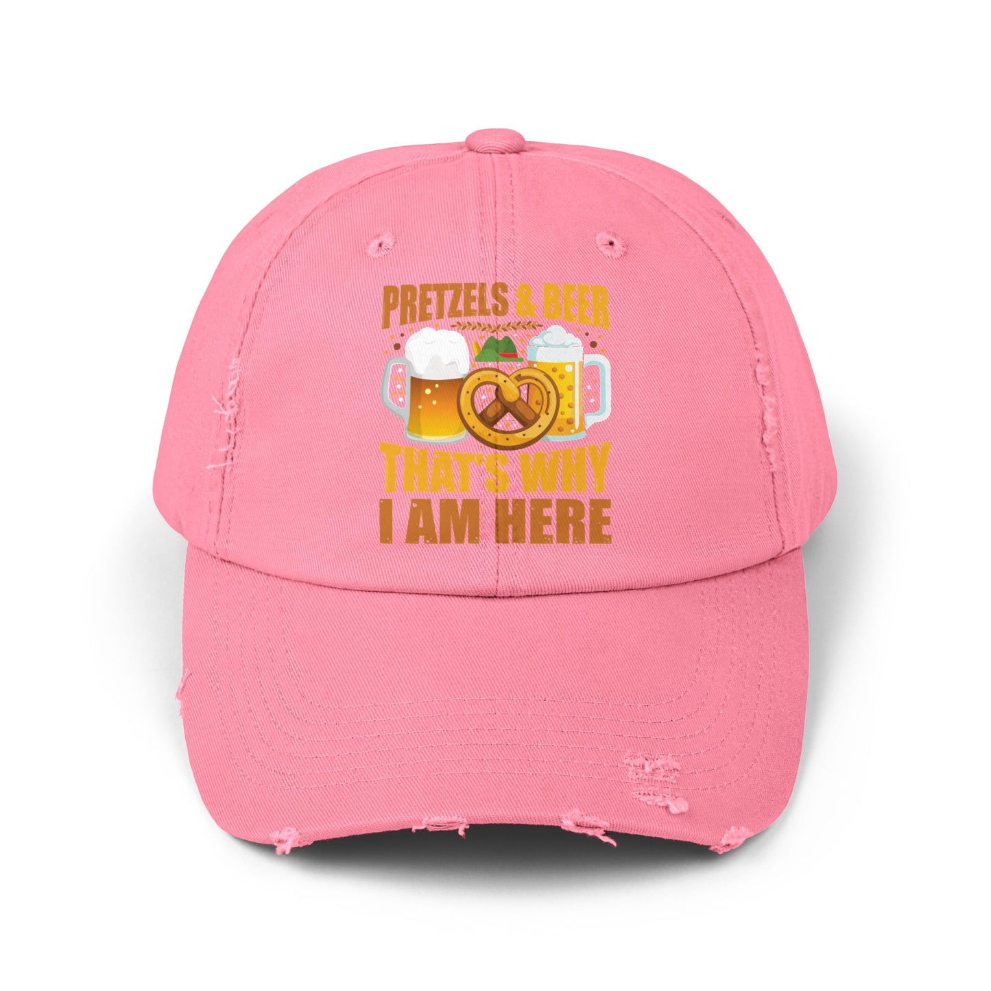 Pretzels & Beer That's Why I Am Here | Oktoberfest Celebration Cap