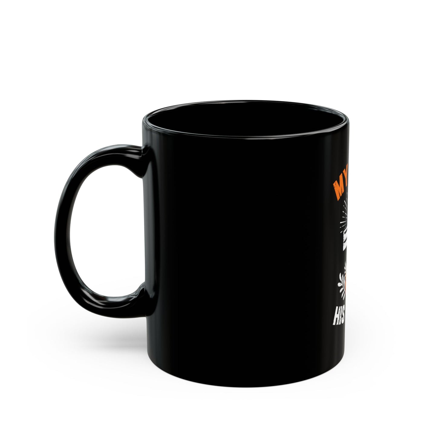 My Game His Glory Basketball Faith Cross Ceramic Mug
