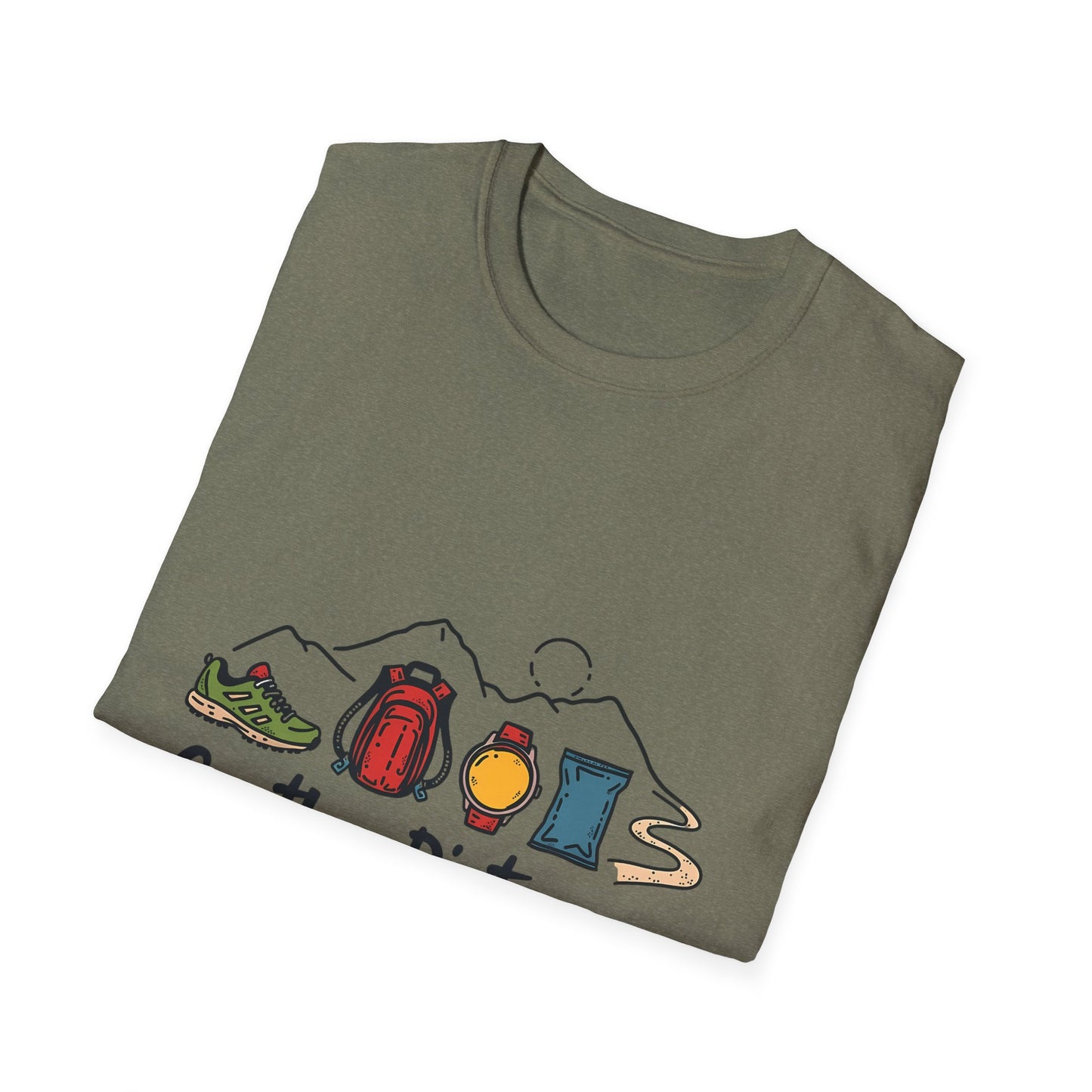 Go the Distance Adventure Enthusiast Hiking Essentials T-Shirt