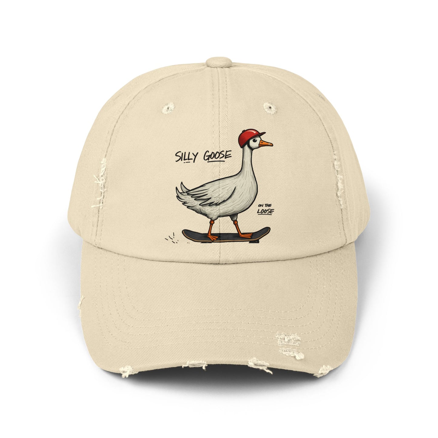 Silly Goose On The Loose Skateboarding Fun Cap
